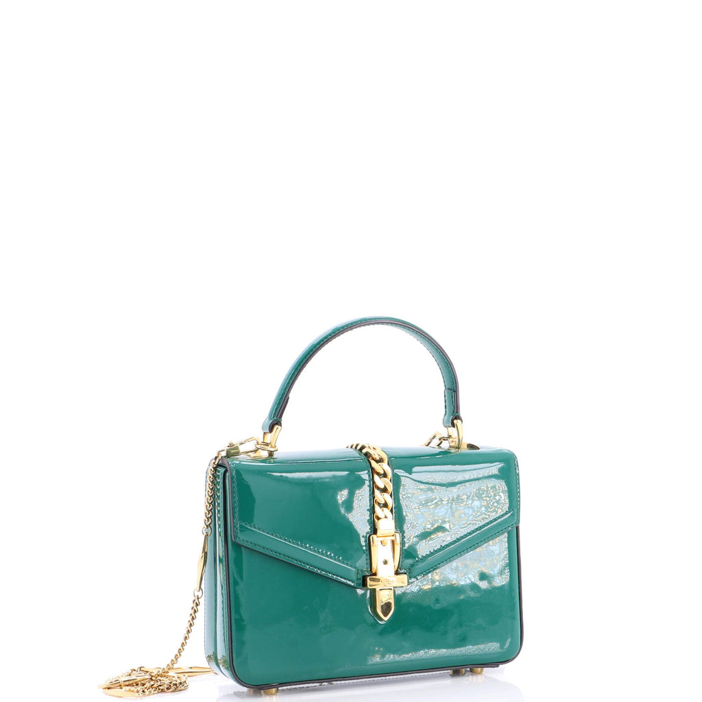 Sylvie 1969 Top Handle Bag Patent Mini
