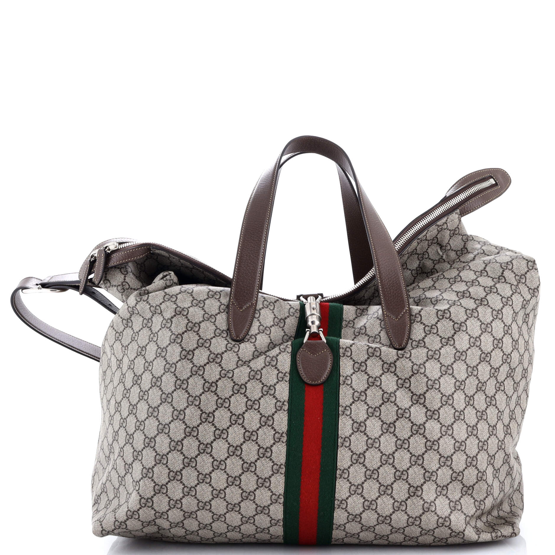 Jackie 1961 Duffle Bag GG Coated Canvas Large