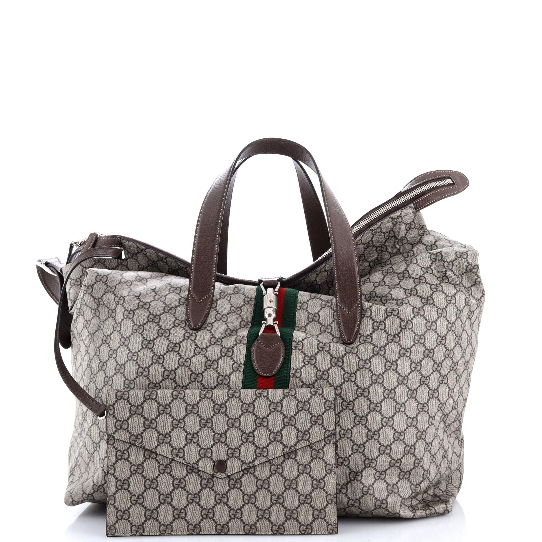 Jackie 1961 Duffle Bag GG Coated Canvas Large