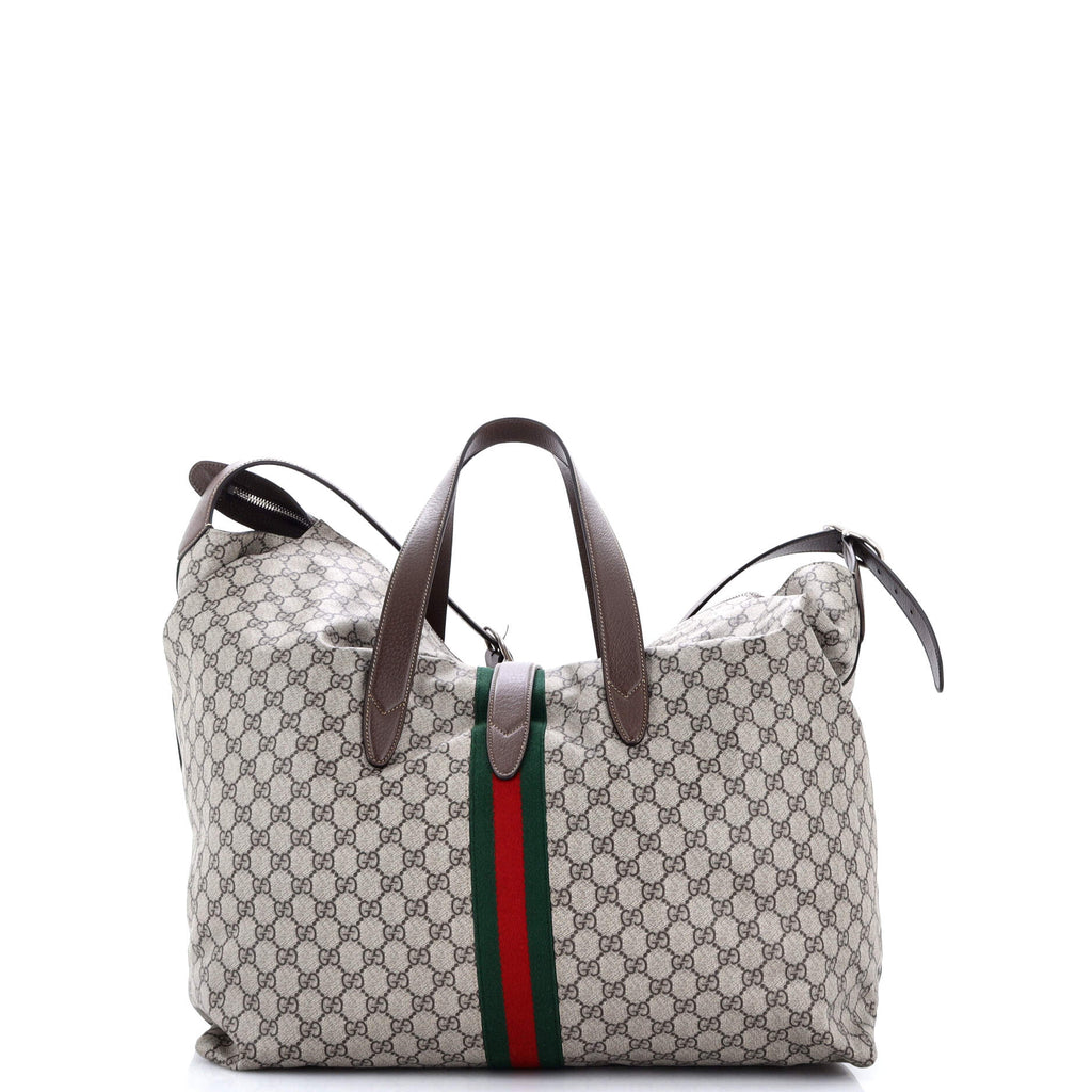 Jackie 1961 Duffle Bag GG Coated Canvas Large