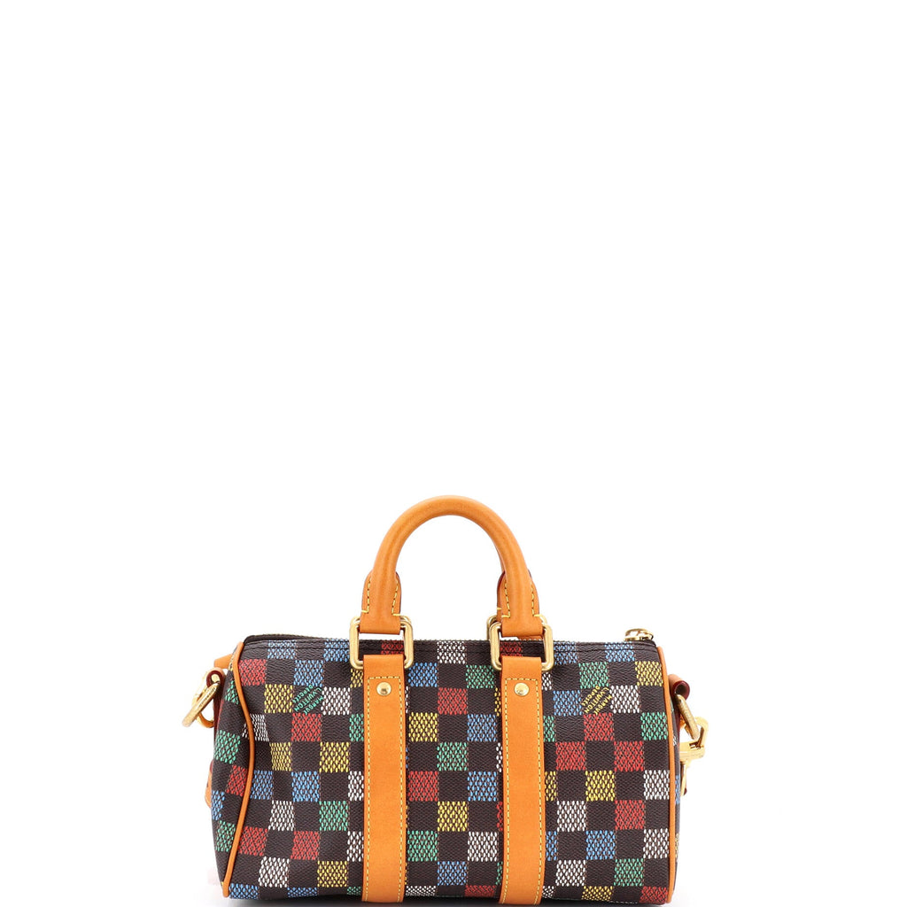 Keepall Bandouliere Bag Pharrell Williams LV Vers Damier Canvas 25