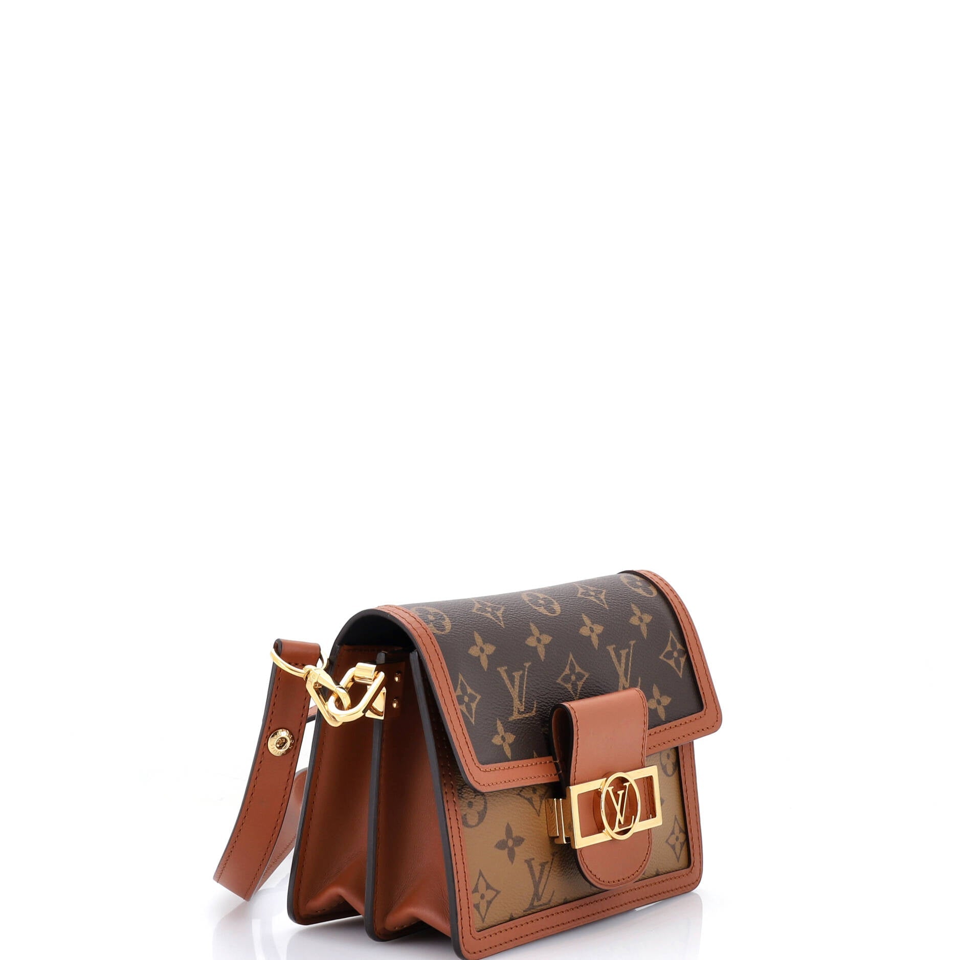 Dauphine Shoulder Bag Reverse Monogram Canvas Mini