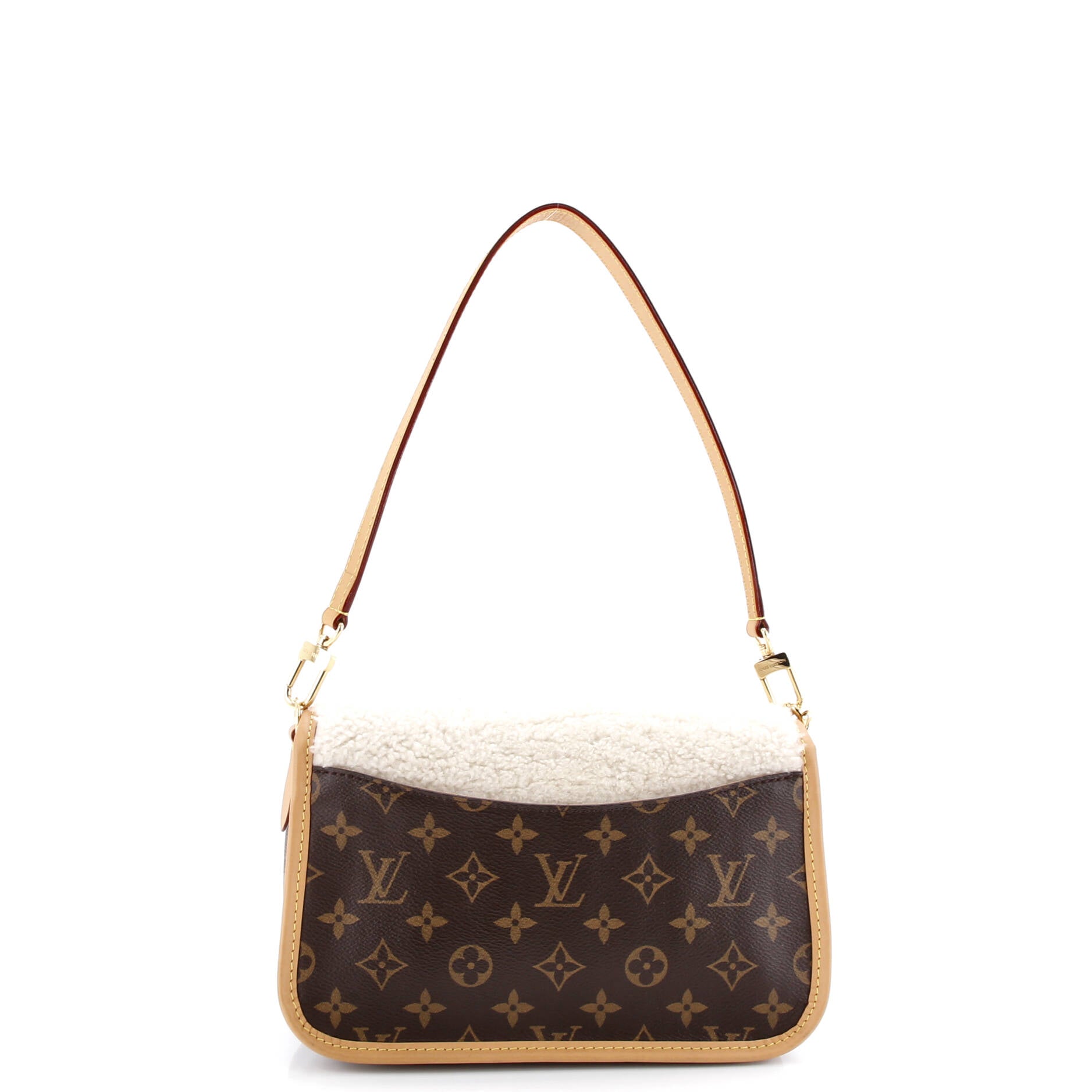 Diane NM Handbag Monogram Canvas with Shearling