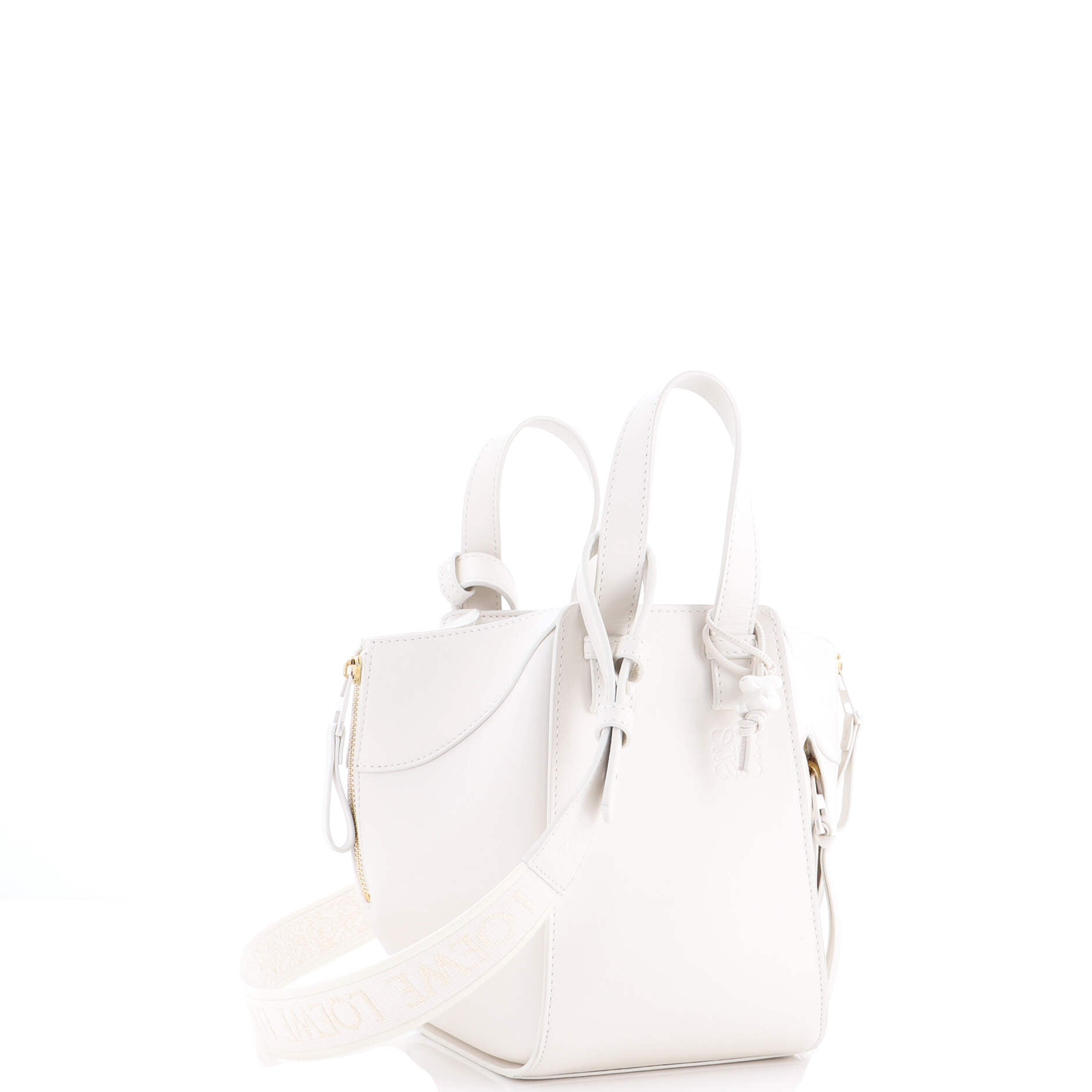 Monochrome Hammock Bag Leather Compact