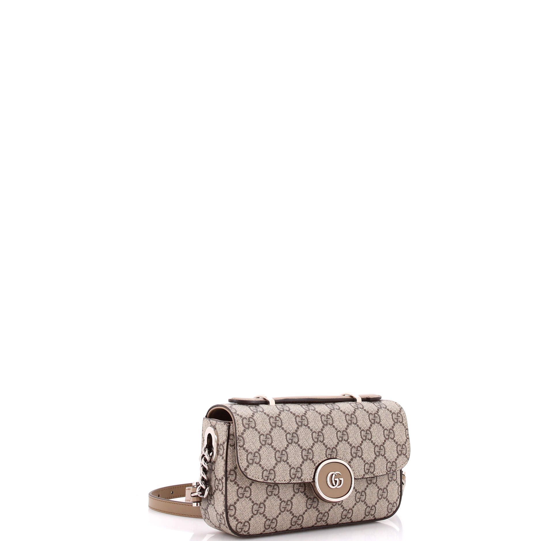 Petite GG Flap Shoulder Bag GG Coated Canvas Small