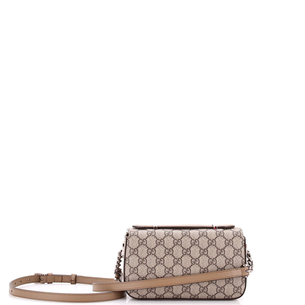 Petite GG Flap Shoulder Bag GG Coated Canvas Small