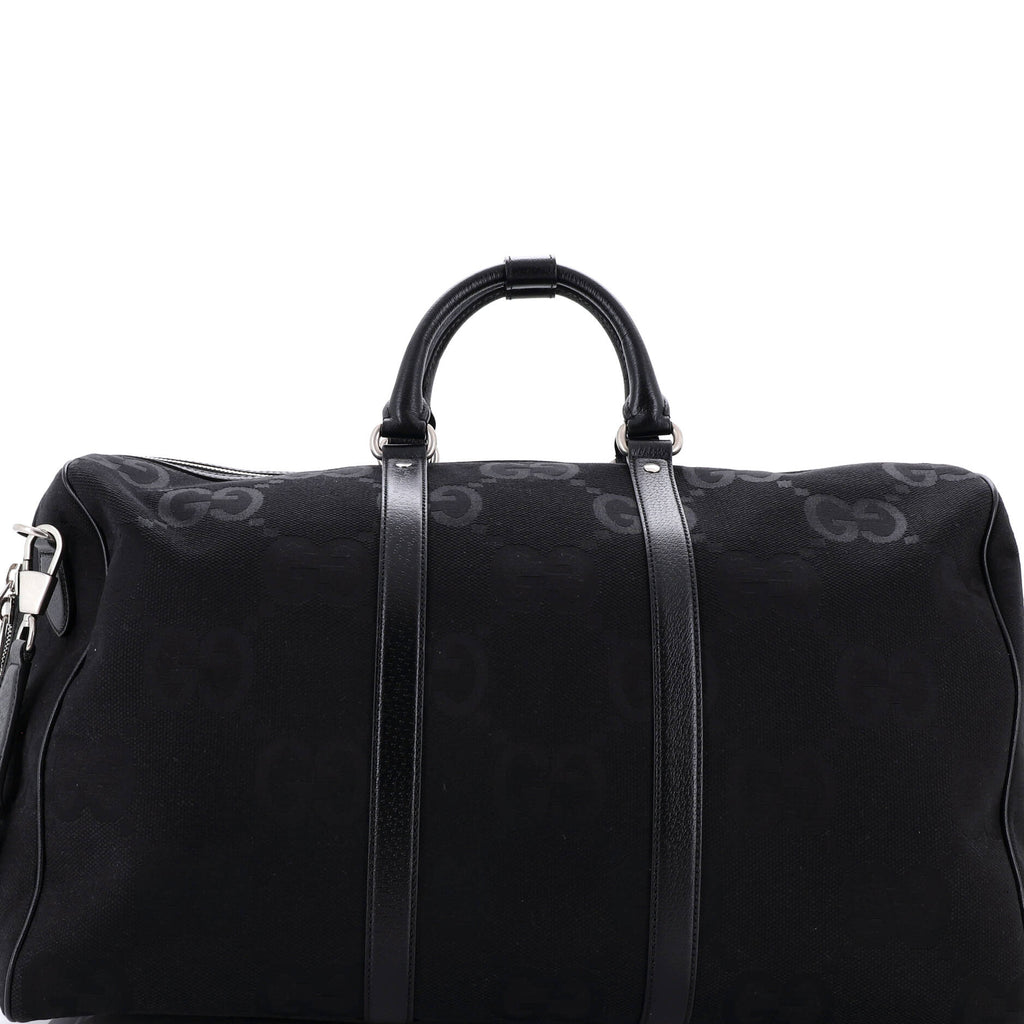 Convertible Duffle Bag Jumbo GG Canvas Large