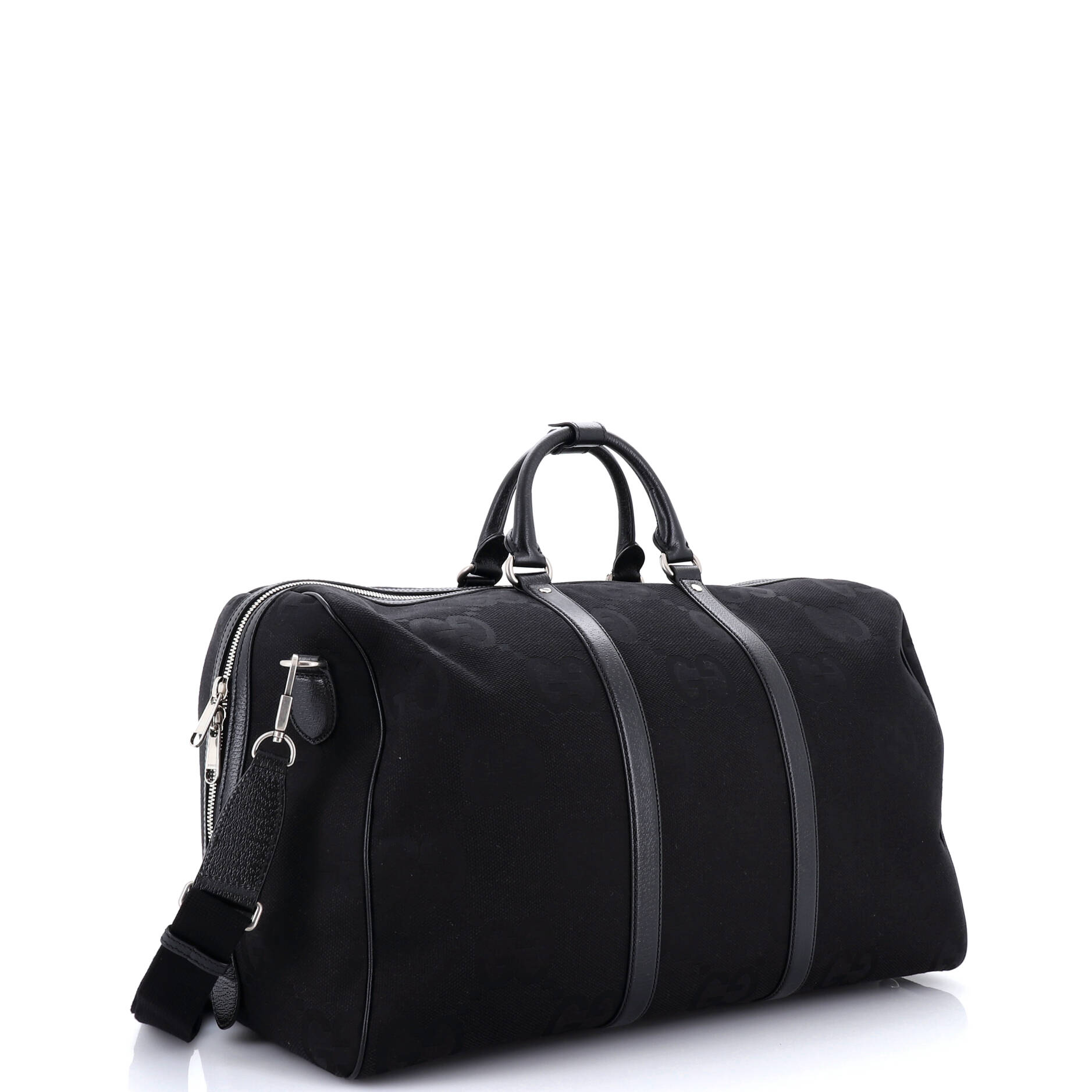 Convertible Duffle Bag Jumbo GG Canvas Large