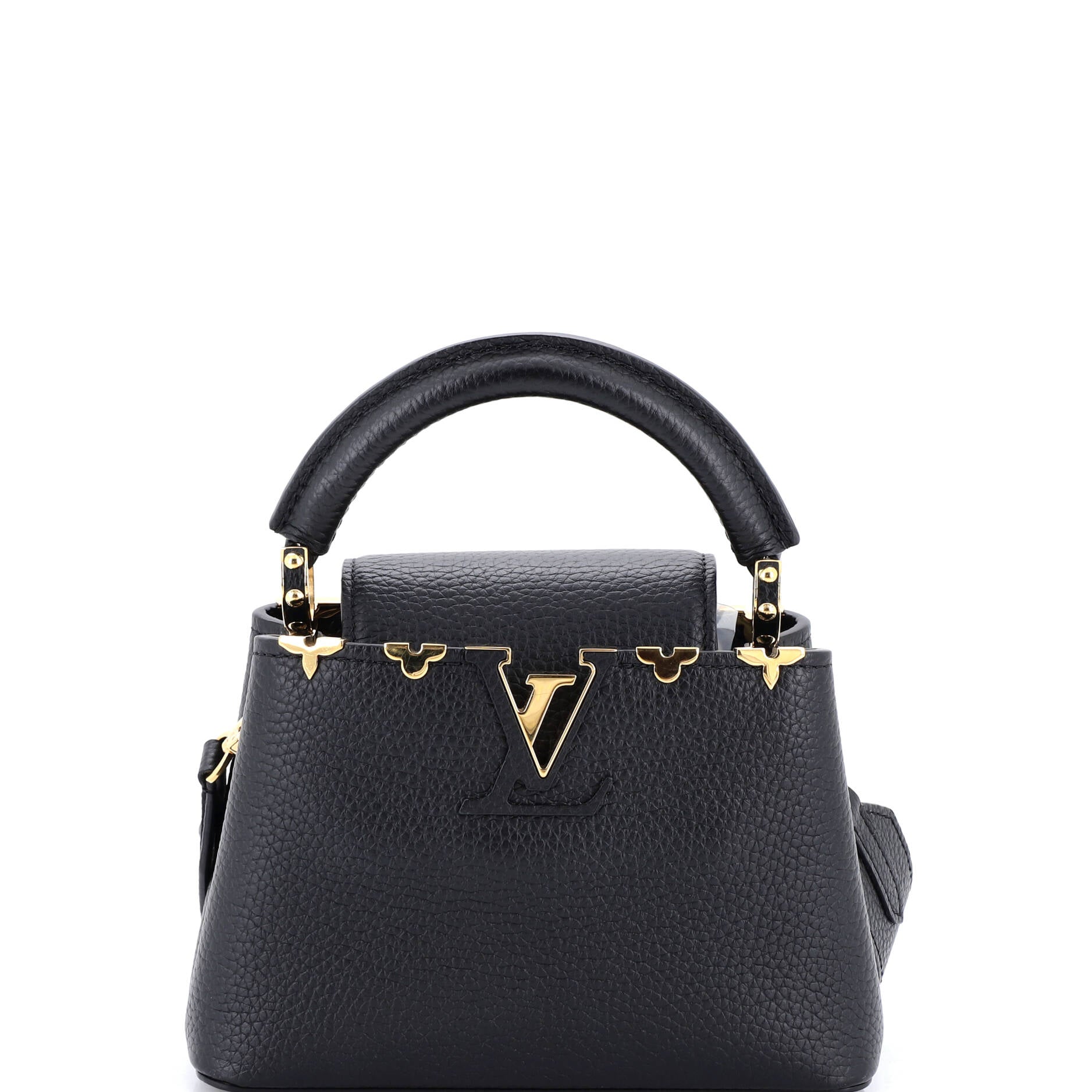 Capucines Bag Leather with Embellished Detail Mini
