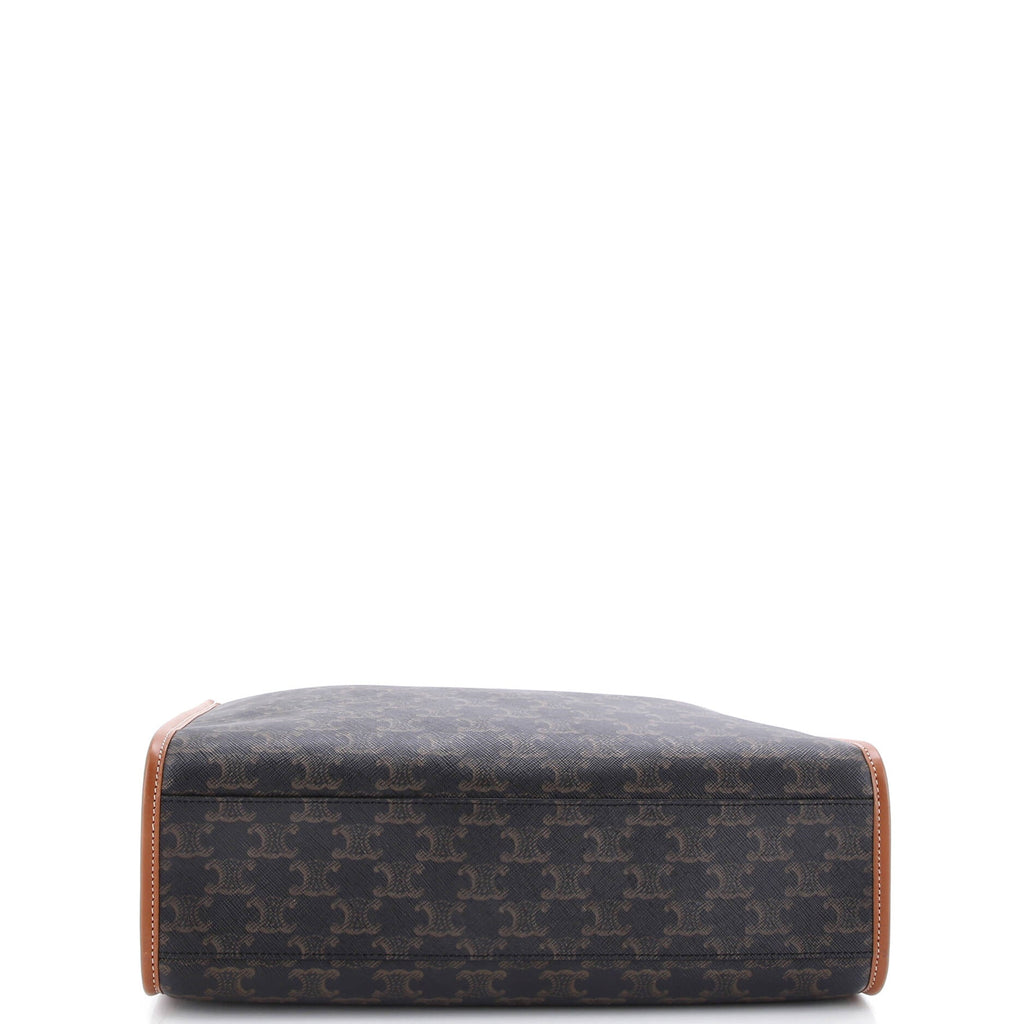 Horizontal Cabas Tote Triomphe Coated Canvas Mini