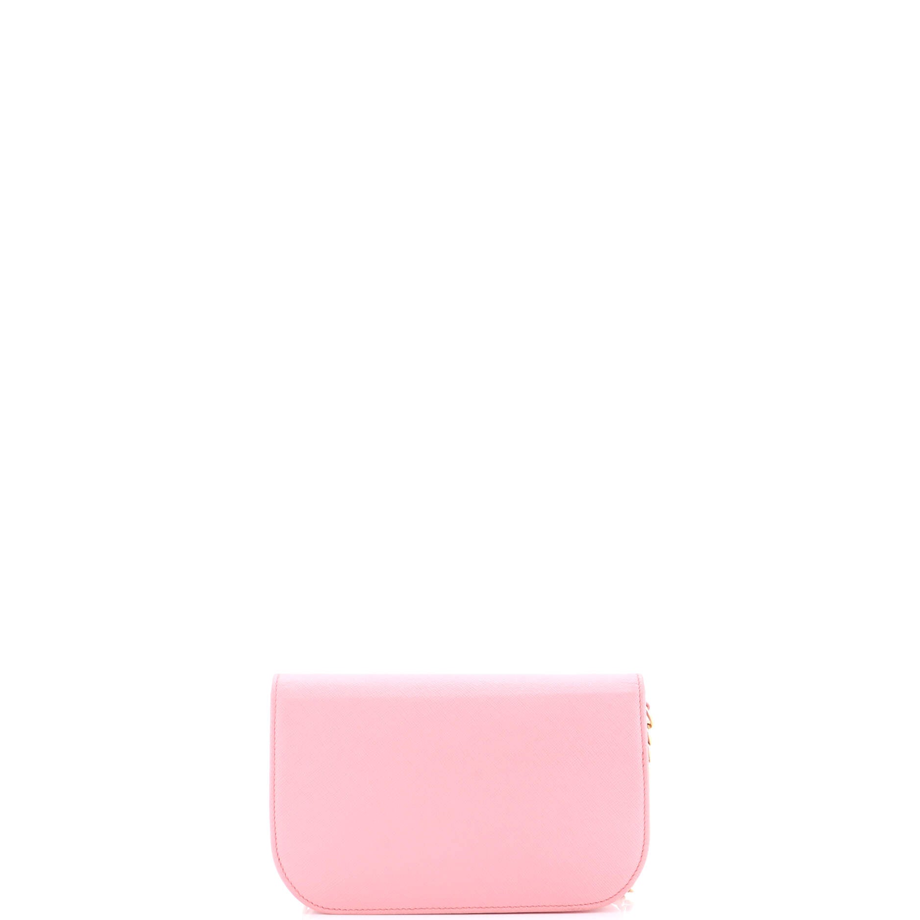 Convertible Flap Clutch Saffiano Leather Small