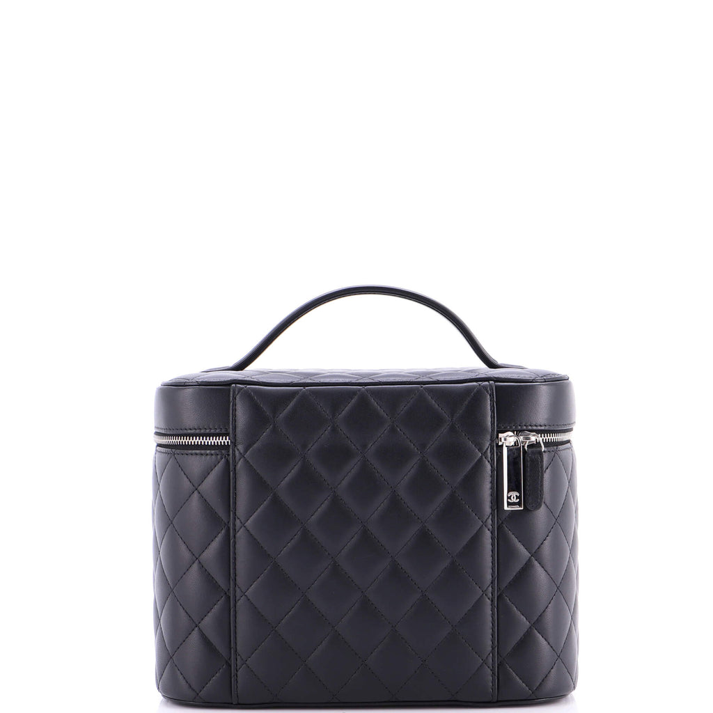 Cosmetic Case Quilted Lambskin Medium