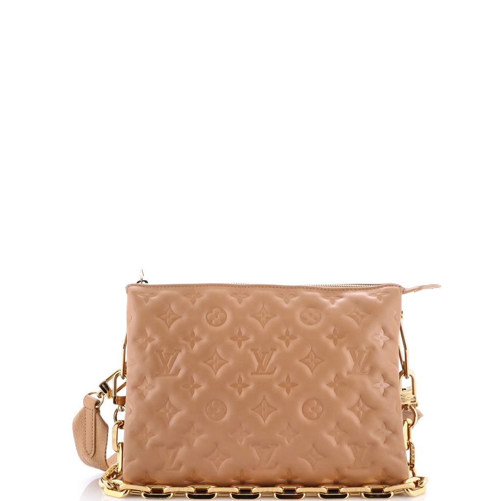 Coussin Bag Monogram Embossed Lambskin PM