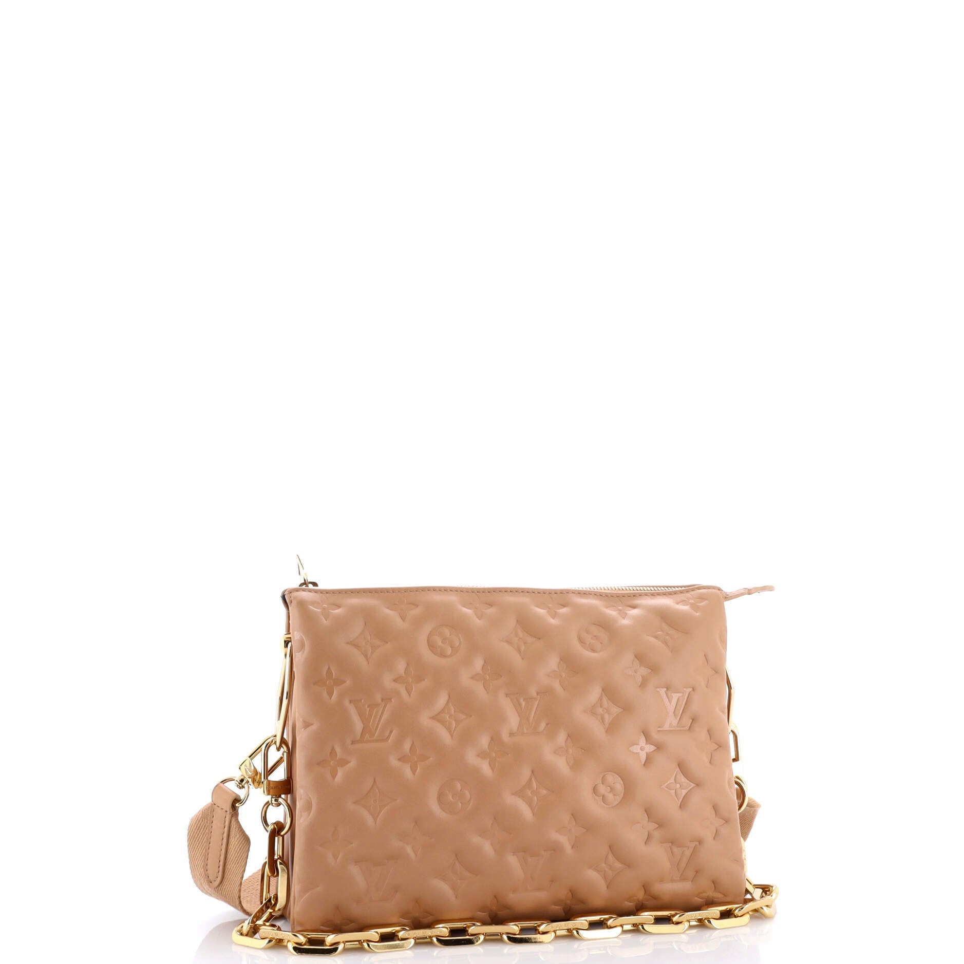 Coussin Bag Monogram Embossed Lambskin PM