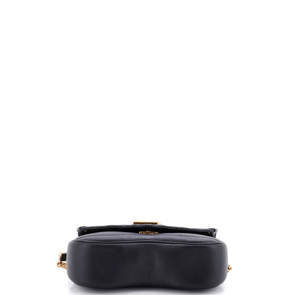 New Wave Chain Bag Quilted Leather MM