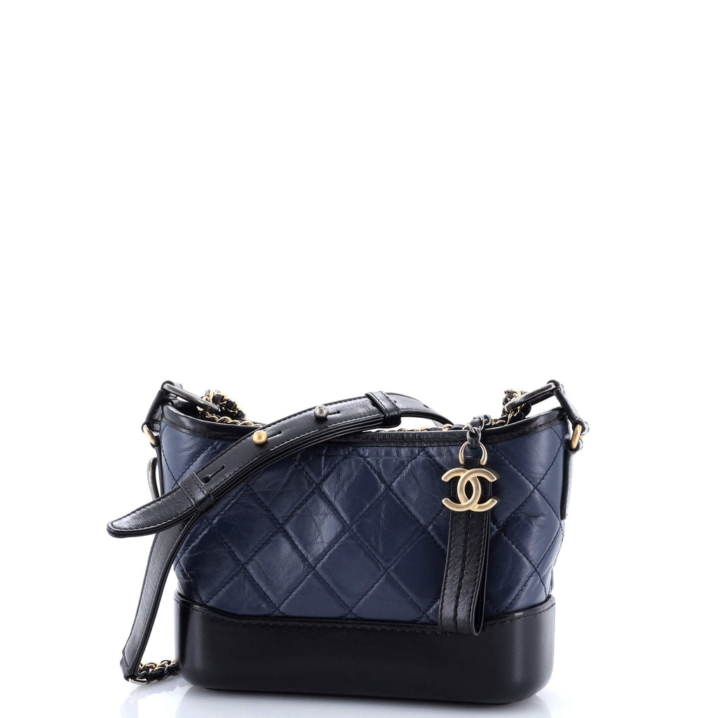 Gabrielle Hobo Quilted Aged Calfskin Small