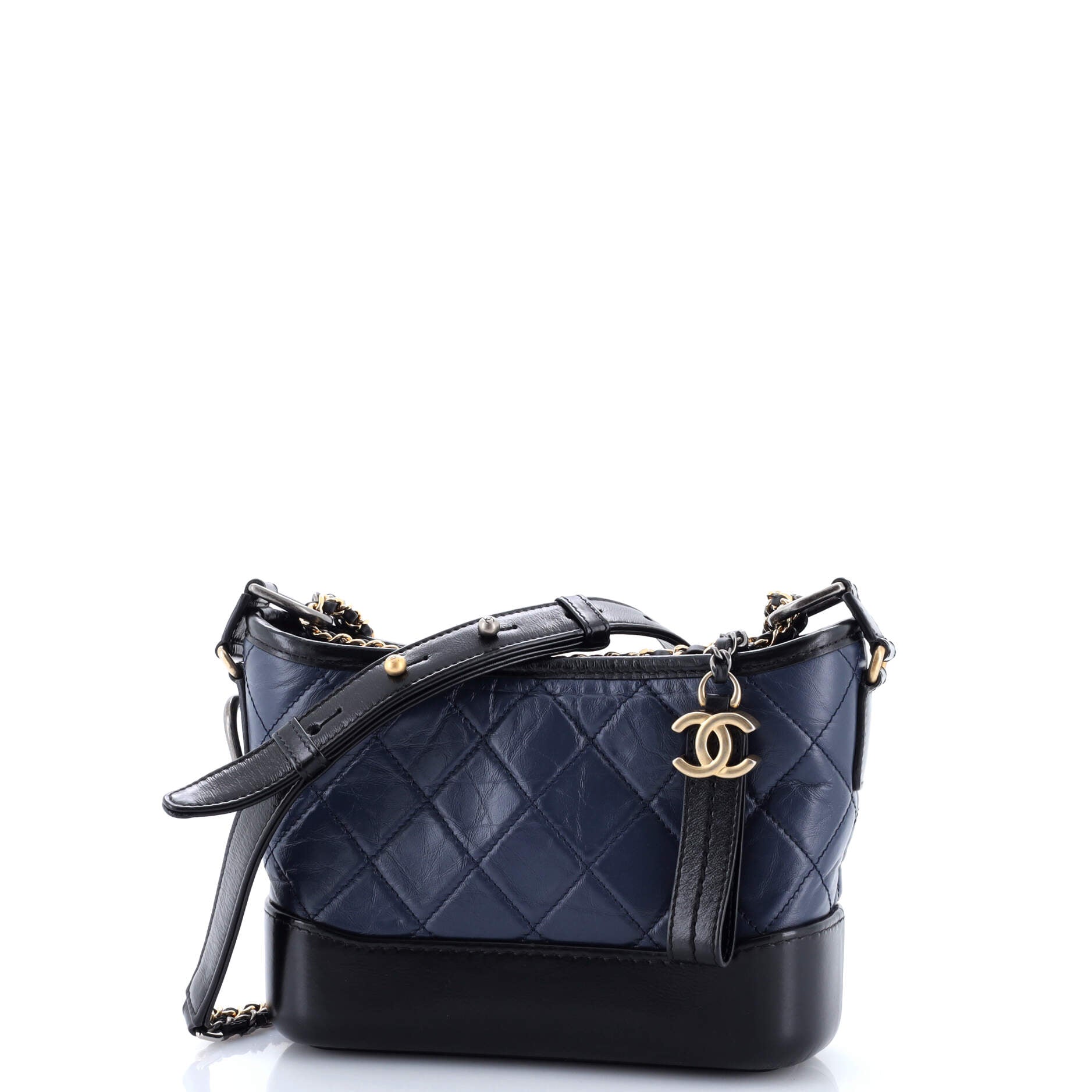 Gabrielle Hobo Quilted Aged Calfskin Small