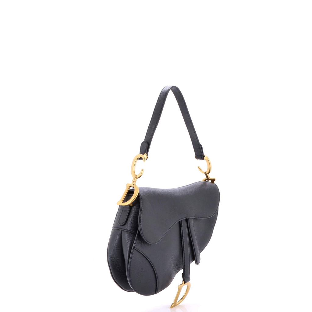 Saddle Handbag Leather Medium