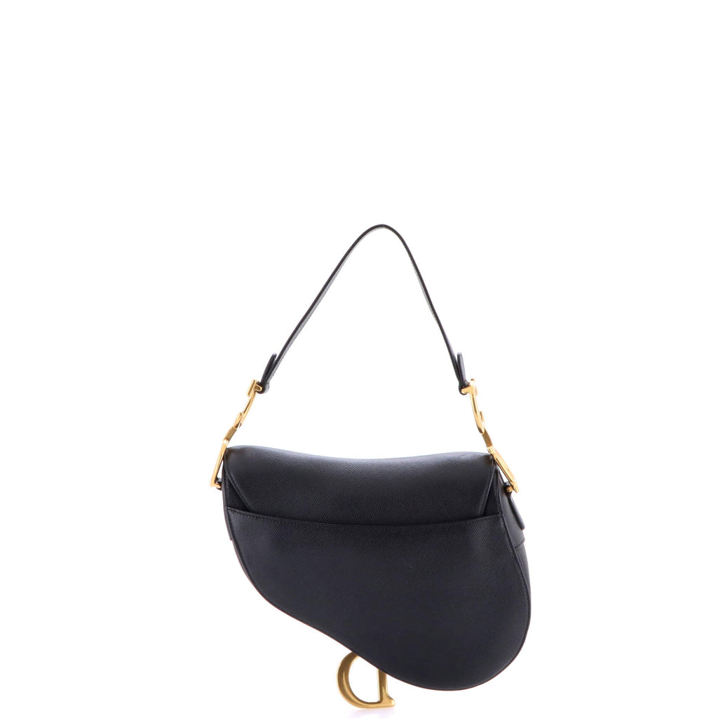 Saddle Handbag Leather Medium
