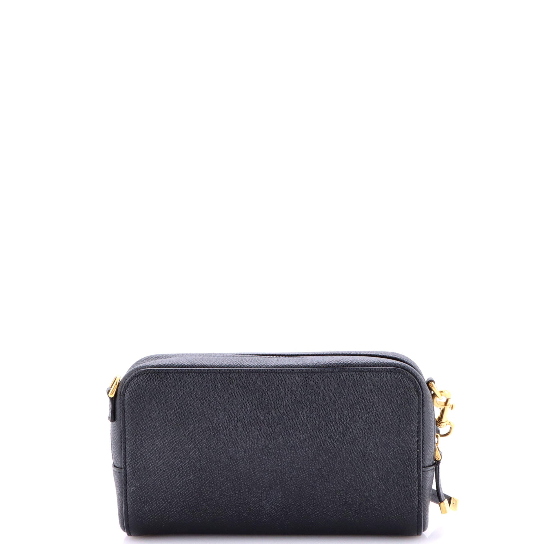 Caro Double Pouch Crossbody Bag Leather