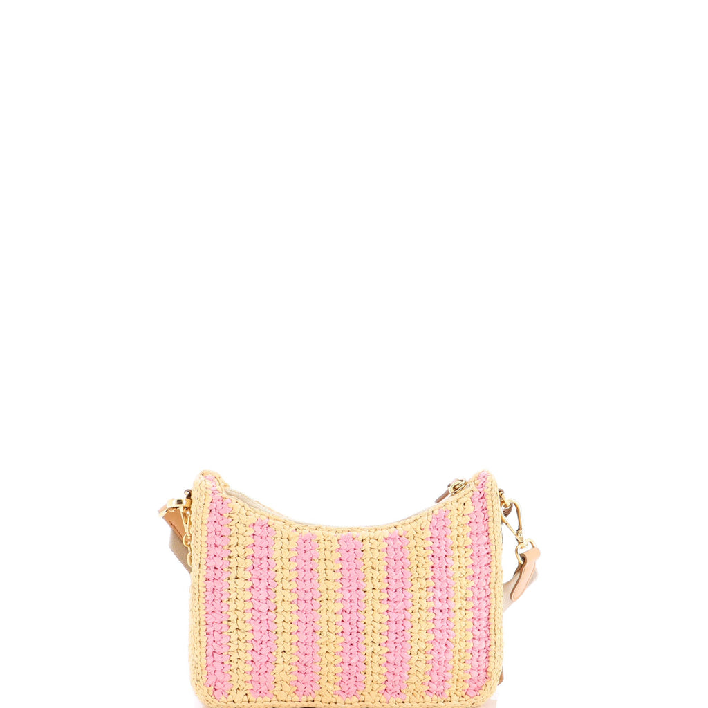 Re-Edition 2005 Shoulder Bag Raffia Small