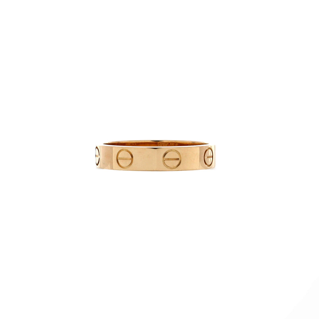 Love Wedding Band Ring 18K Yellow Gold