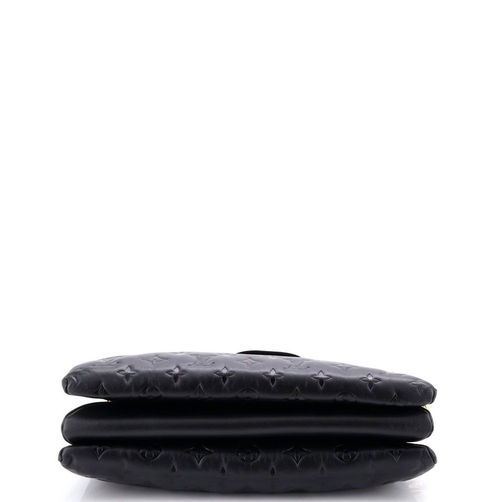 Coussin Bag Monogram Embossed Lambskin MM