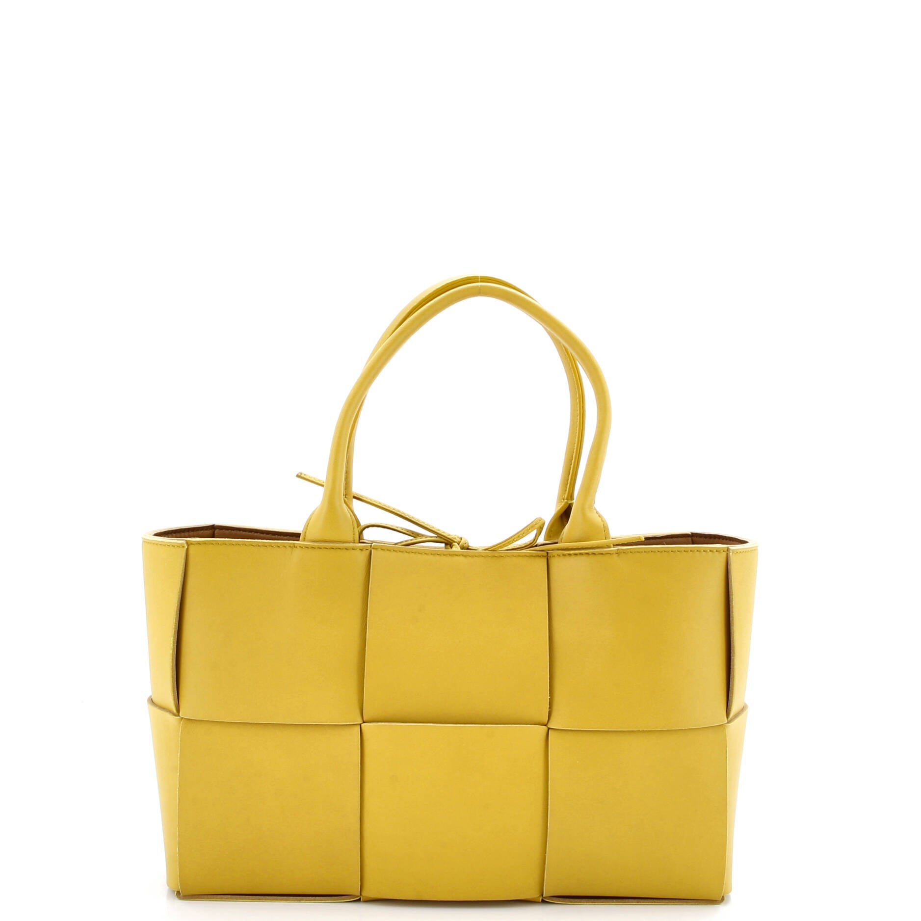 Arco Tote Maxi Intrecciato Leather Small