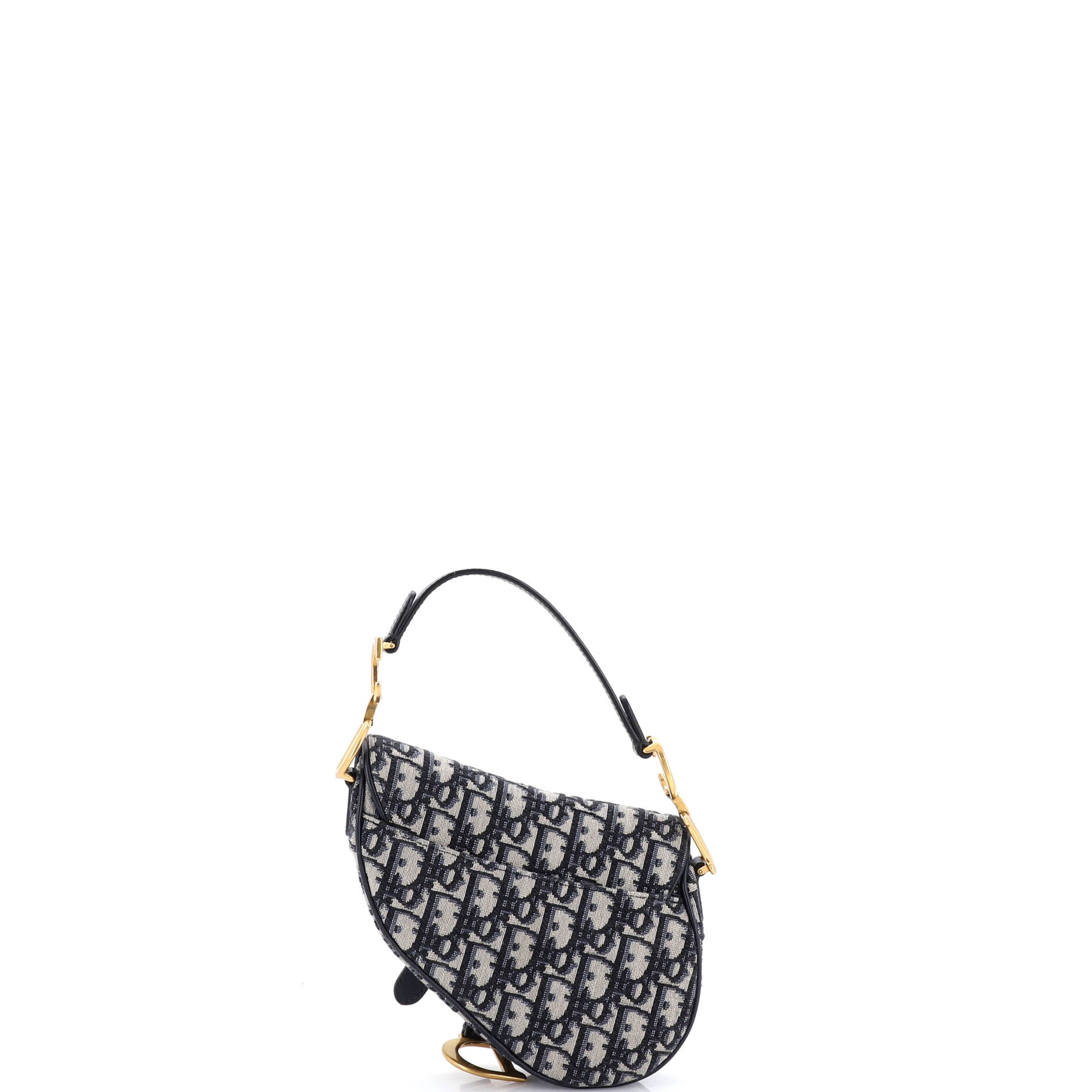 Saddle Handbag Oblique Canvas Mini