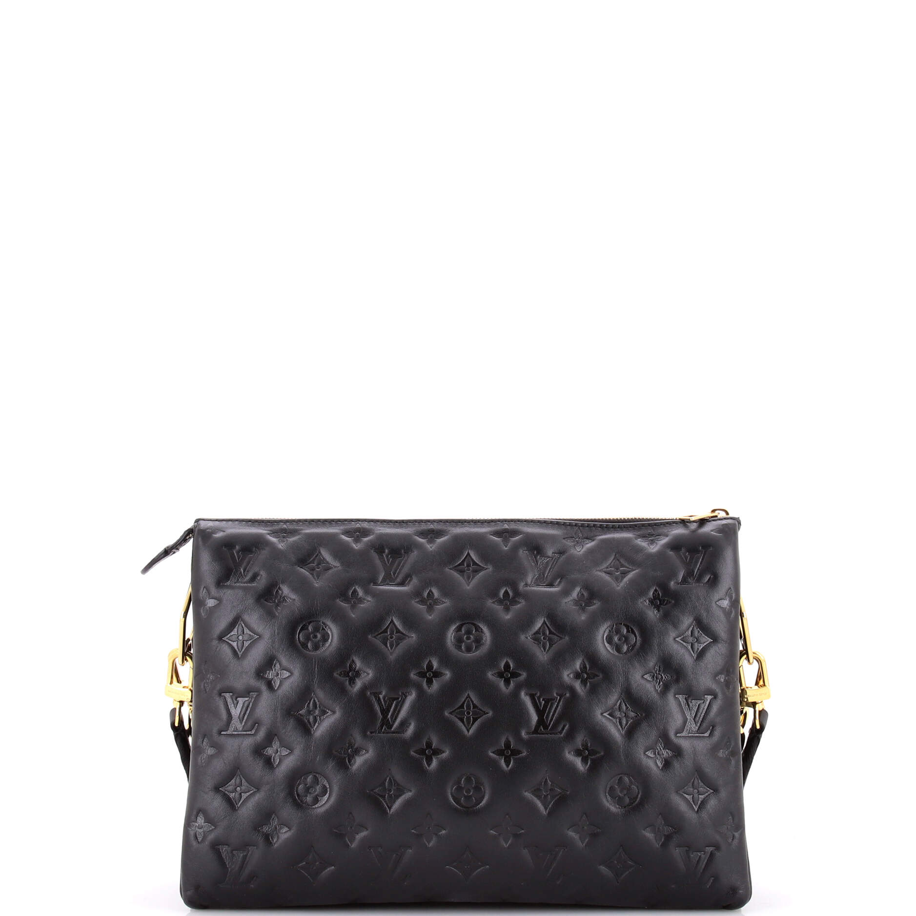 Coussin Bag Monogram Embossed Lambskin MM