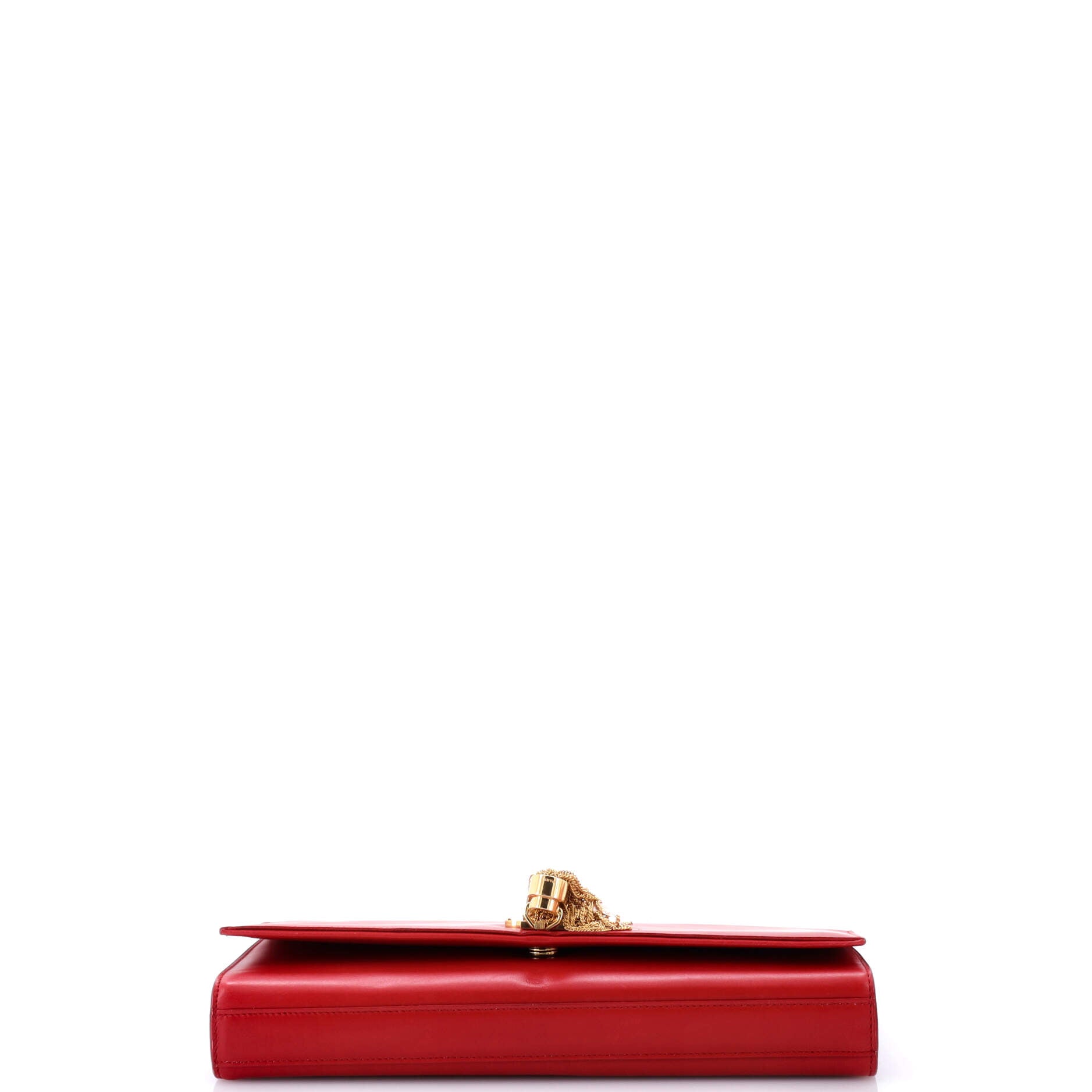 Classic Monogram Tassel Clutch Leather Long