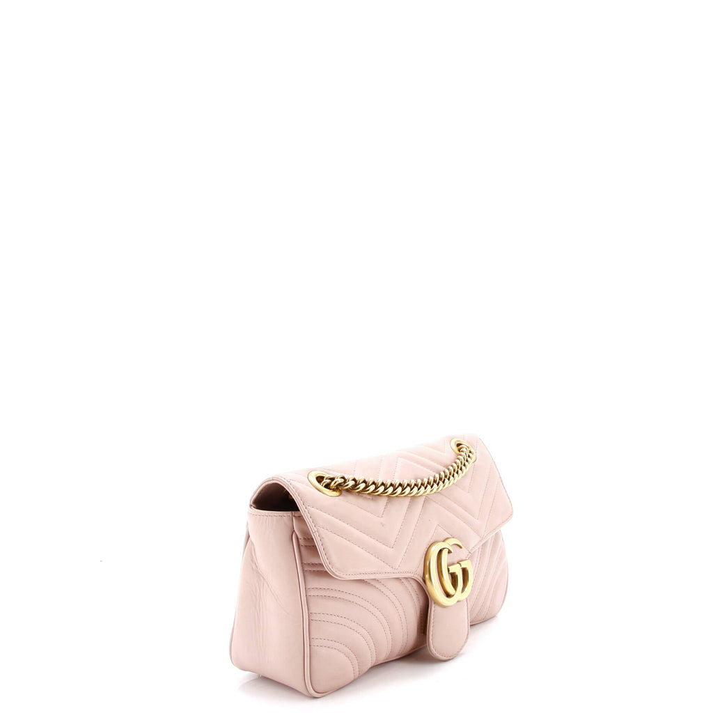 GG Marmont Flap Bag Matelasse Leather Small
