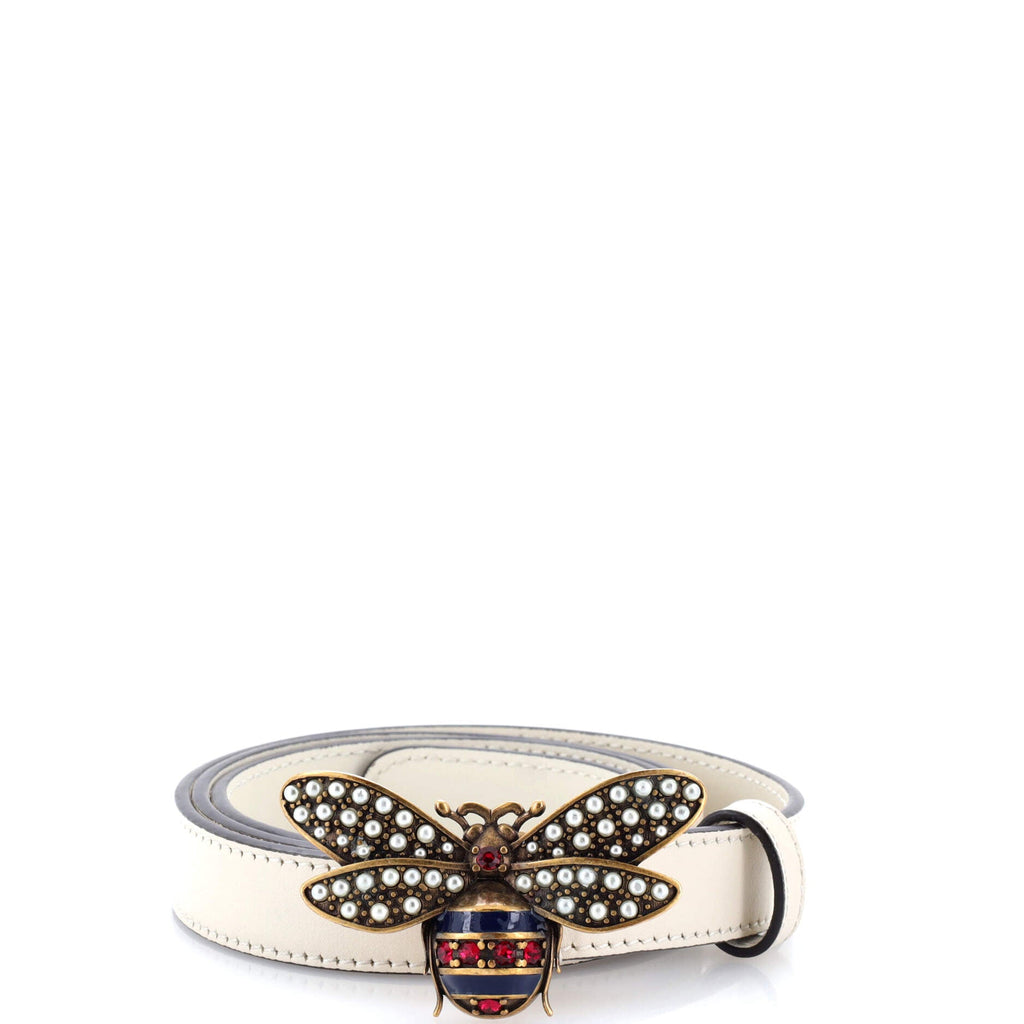Queen Margaret Bee Belt Leather Thin