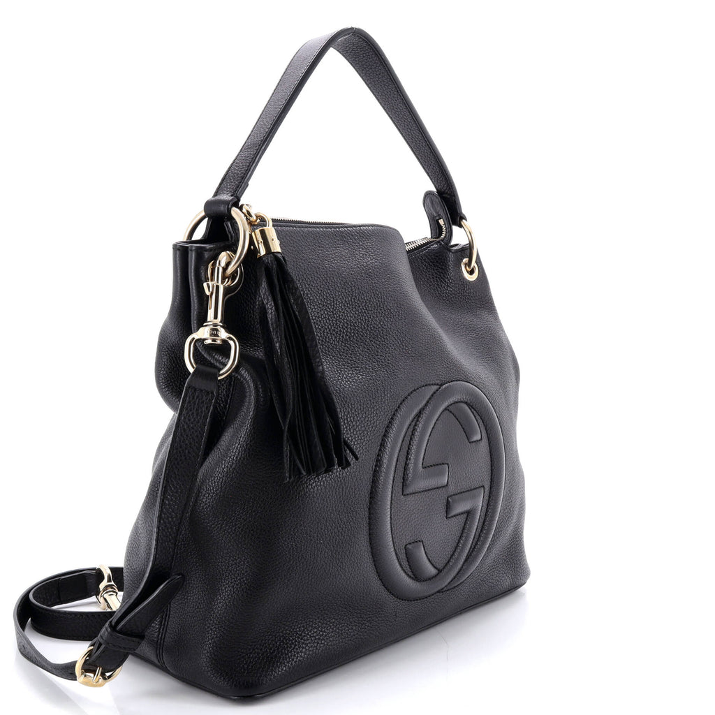 Soho Convertible Hobo Leather Large