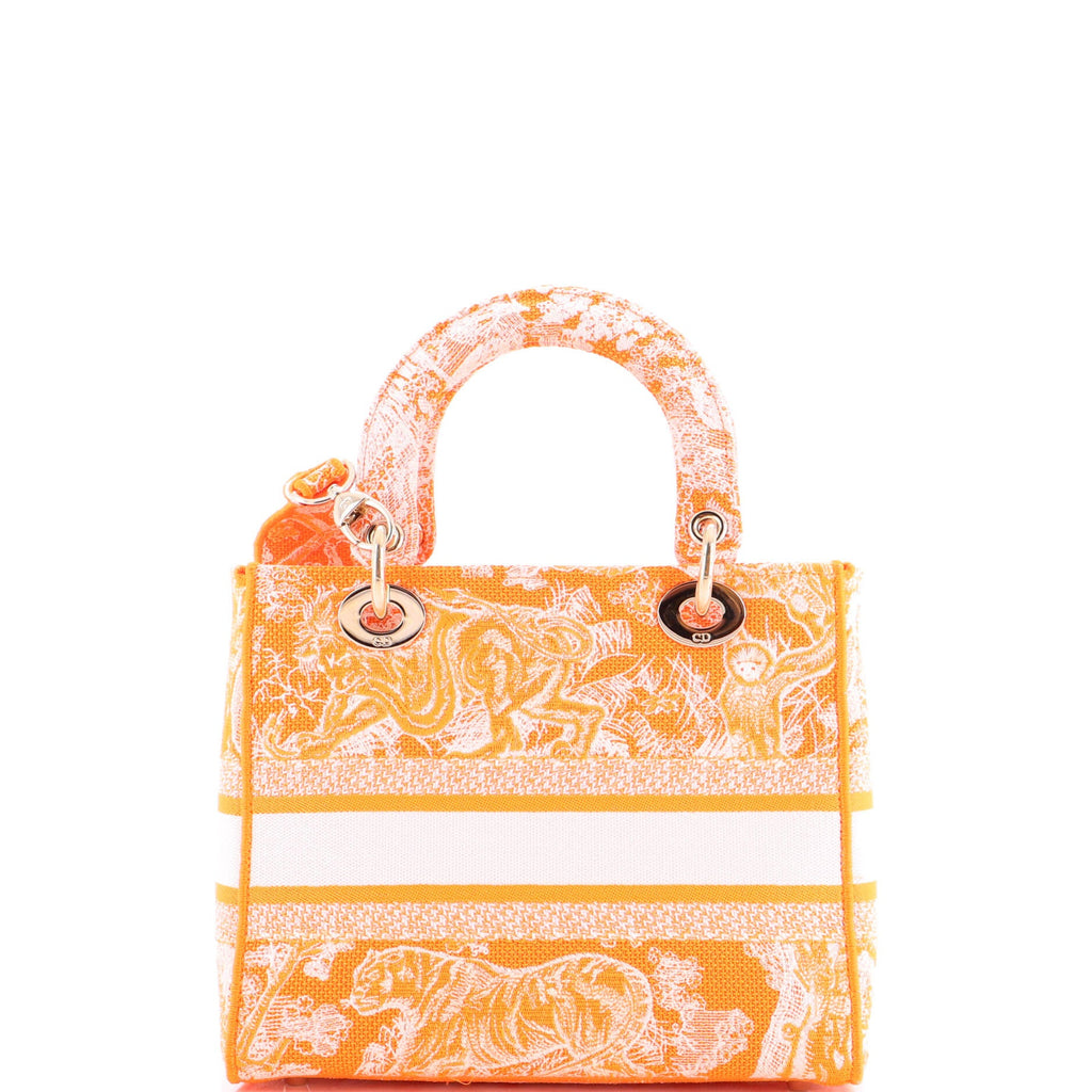 Toile de Jouy Lady D-Lite Bag Embroidered Canvas