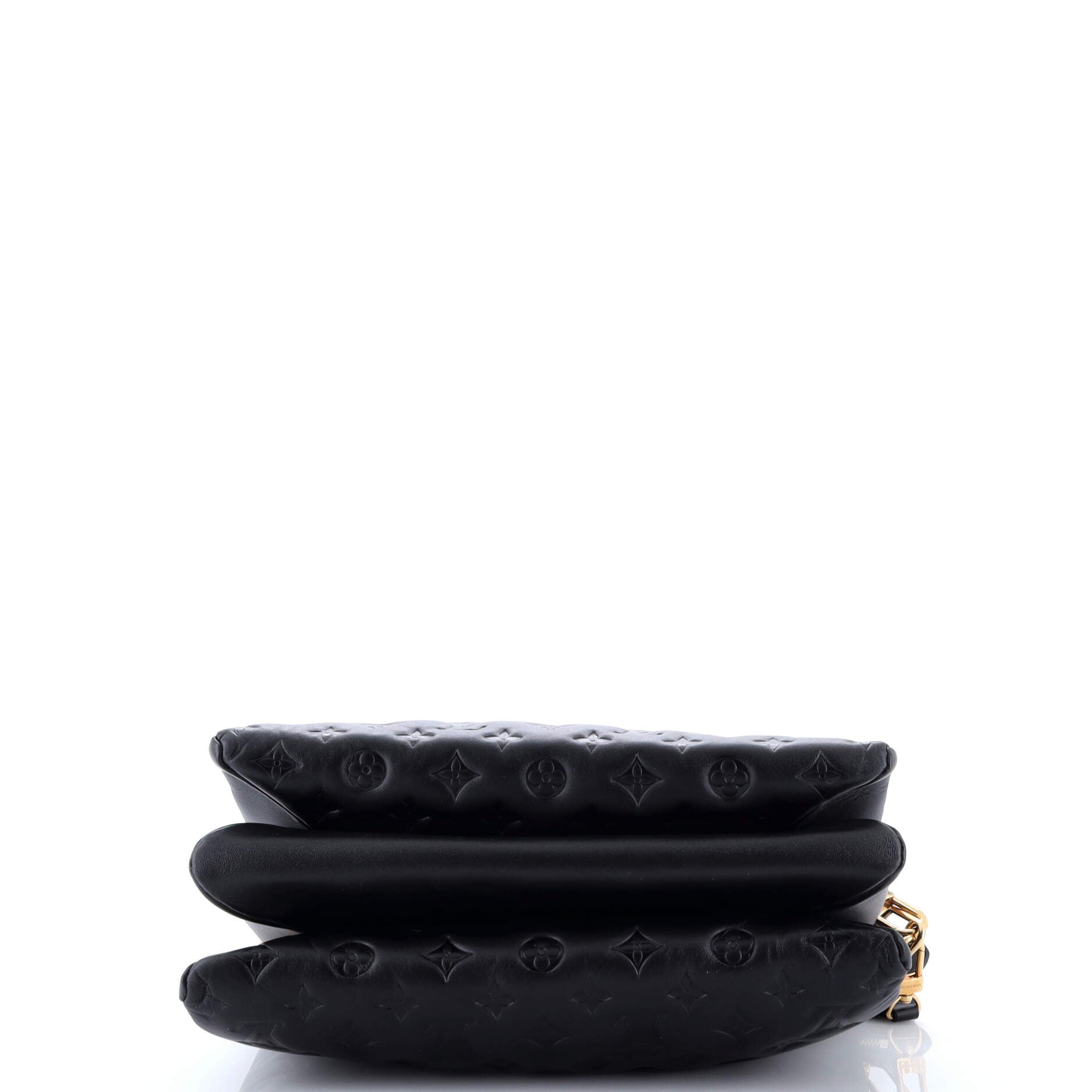 Coussin Bag Monogram Embossed Lambskin MM