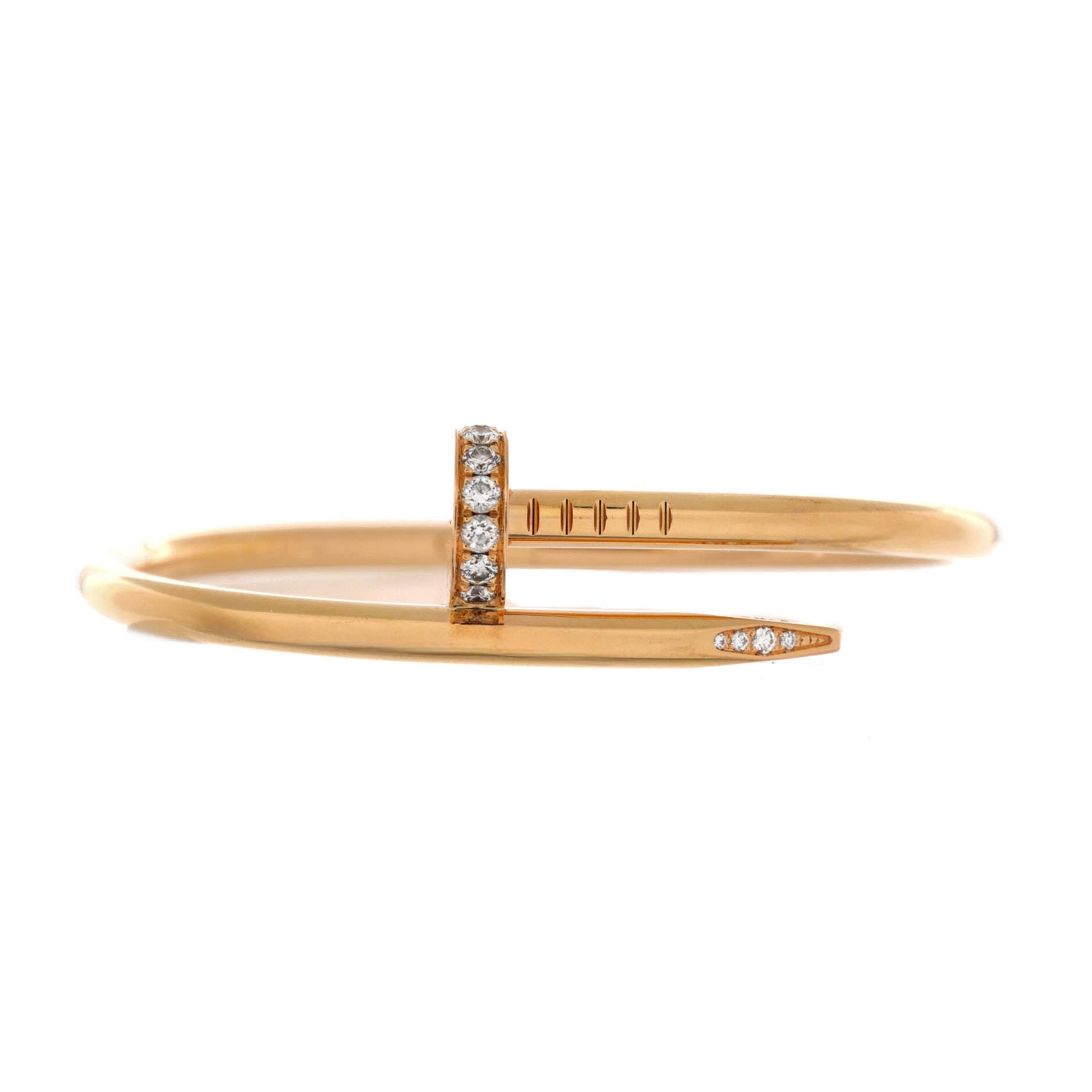 Juste un Clou Bracelet 18K Rose Gold with Diamonds Classic