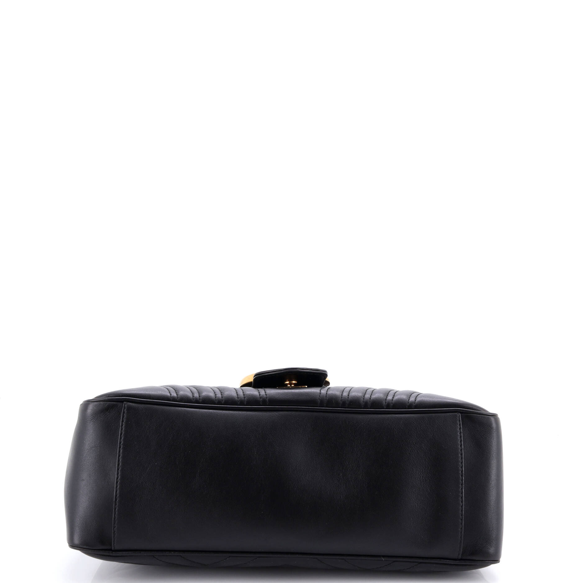 GG Marmont Top Handle Flap Bag Matelasse Leather Medium