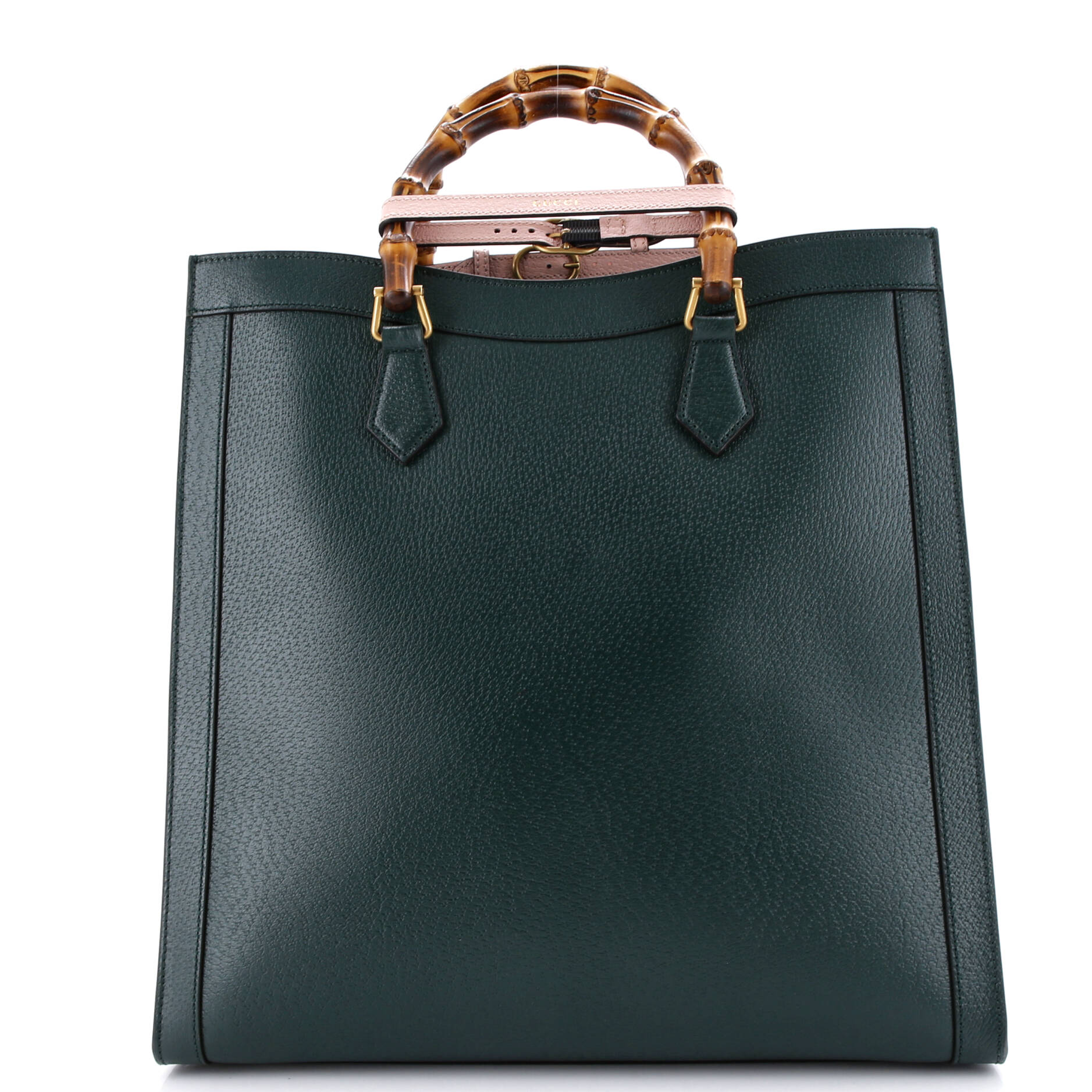 Diana NM Bamboo Handle Tote Leather Large