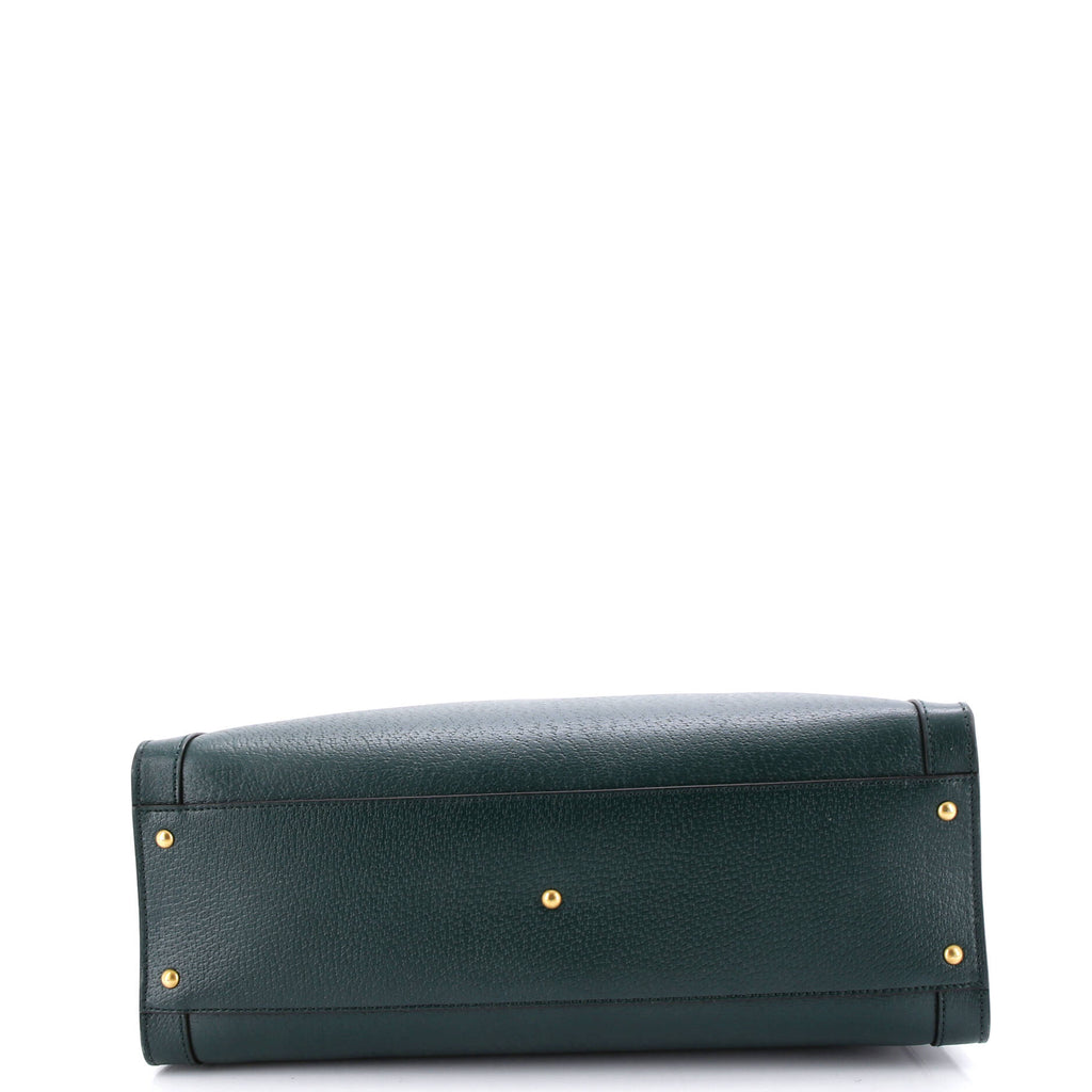 Diana NM Bamboo Handle Tote Leather Large
