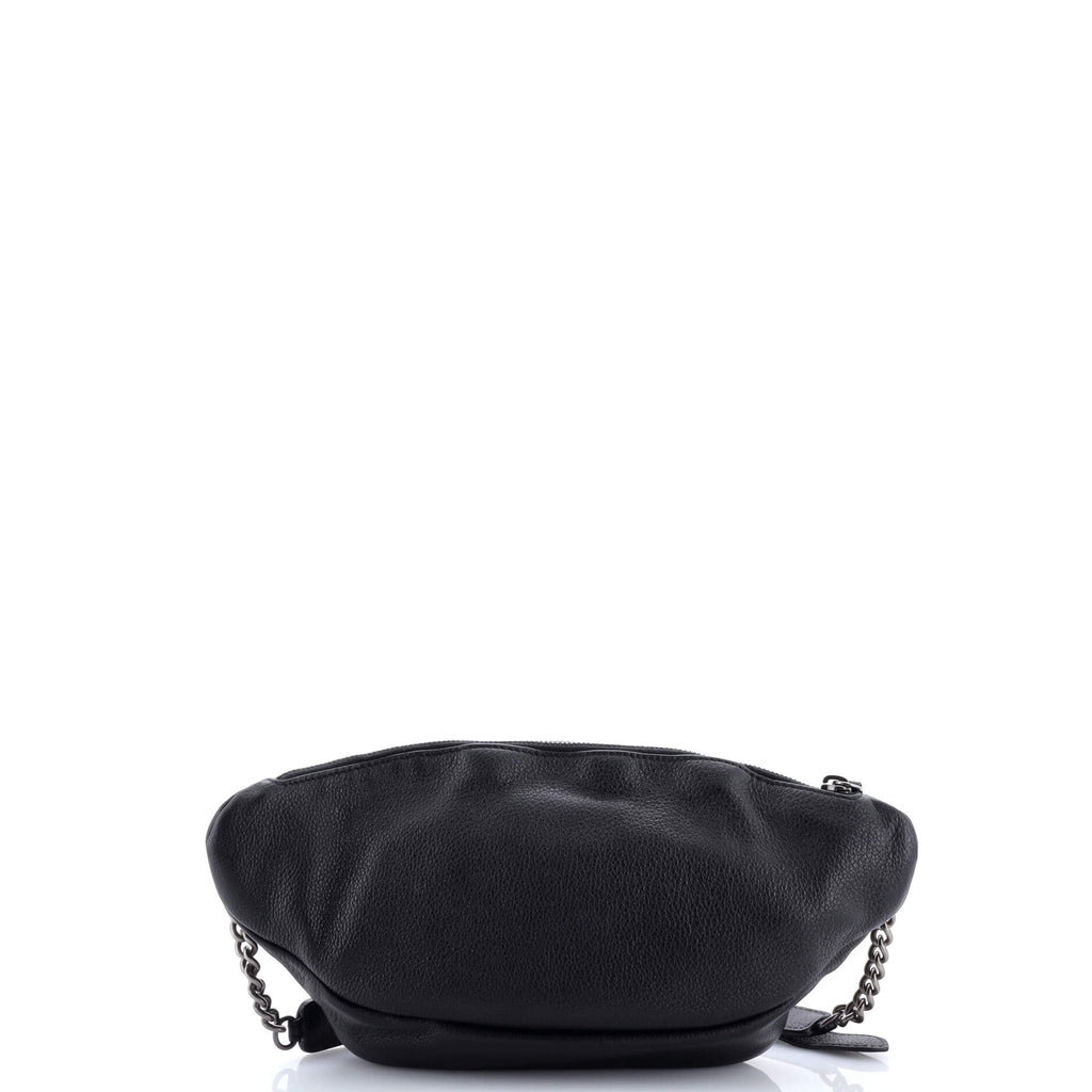 Casual Rock Waist Bag Quilted Calfskin