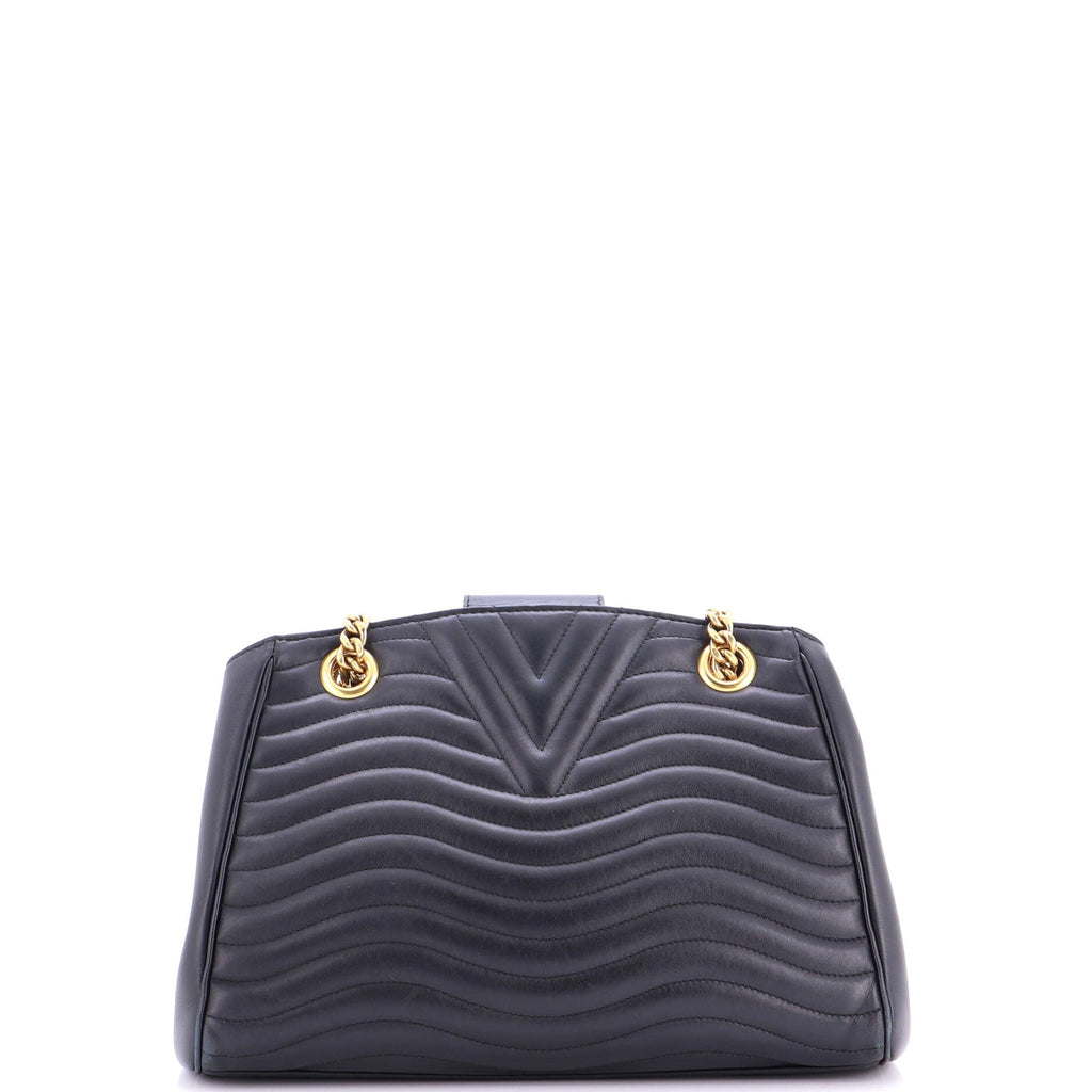 New Wave Chain Tote Quilted Leather