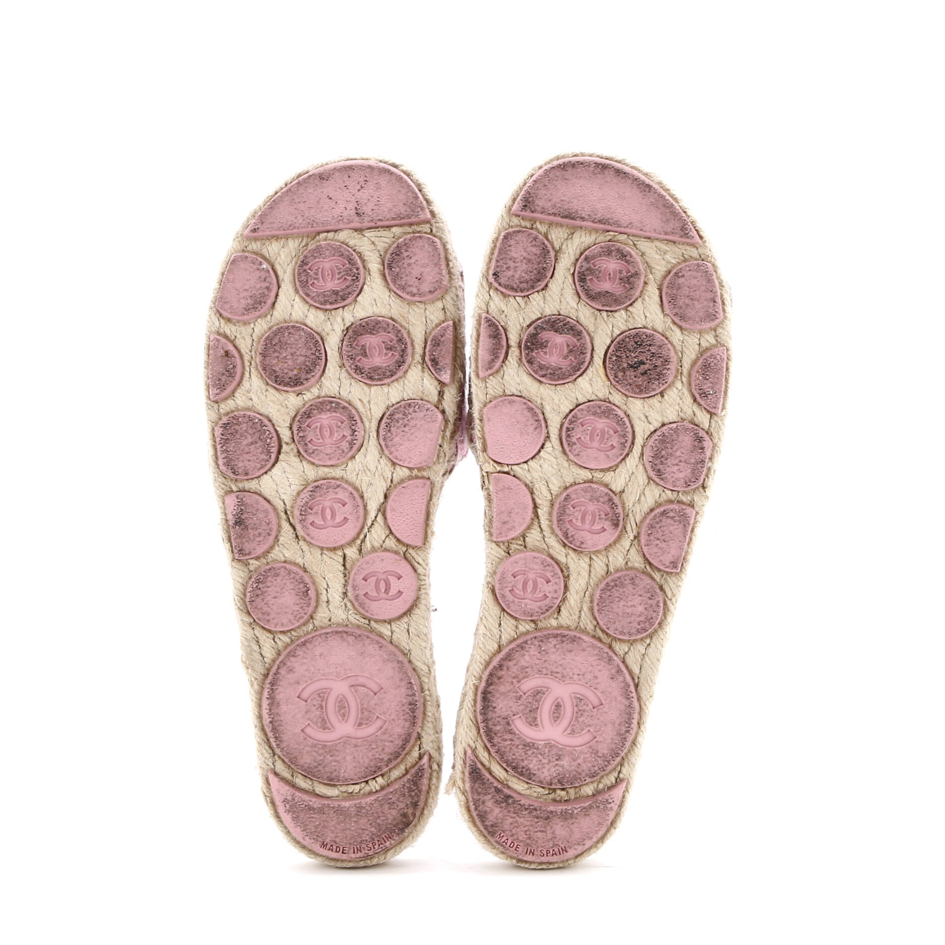 Women's CC Espadrille Slide Sandals Tweed