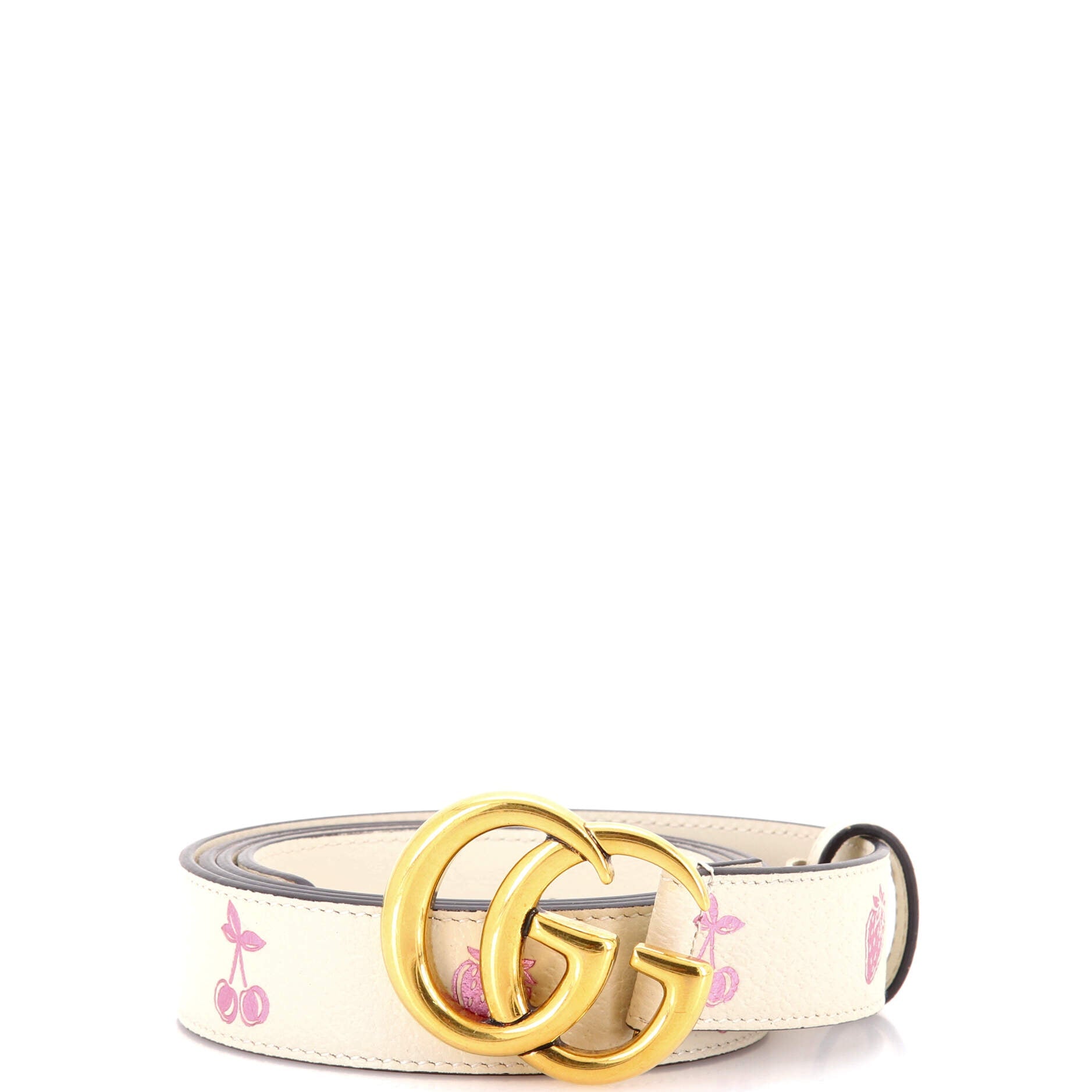GG Marmont Belt Printed Leather Medium 130