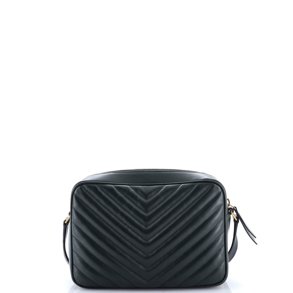 Lou Camera Bag Matelasse Chevron Leather Small