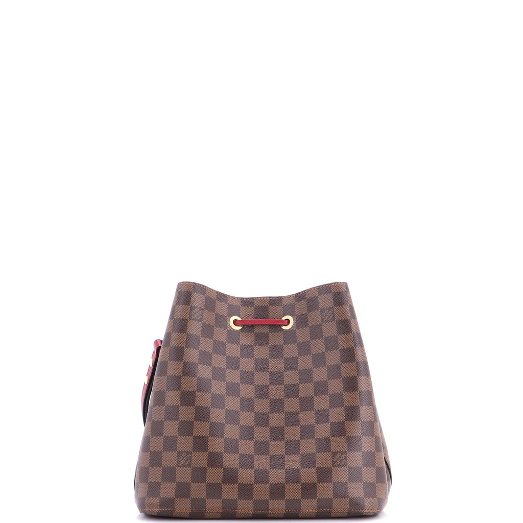 NeoNoe Handbag Damier with Leather MM