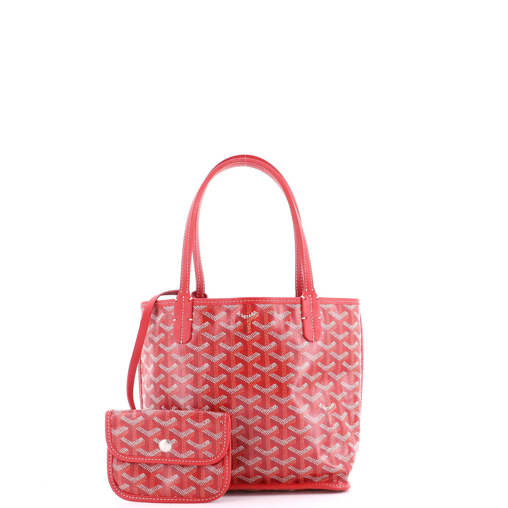 Anjou Reversible Tote Coated Canvas Mini