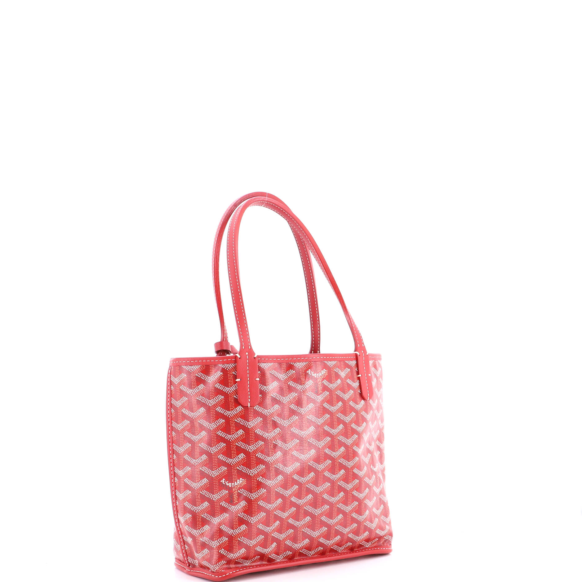 Anjou Reversible Tote Coated Canvas Mini