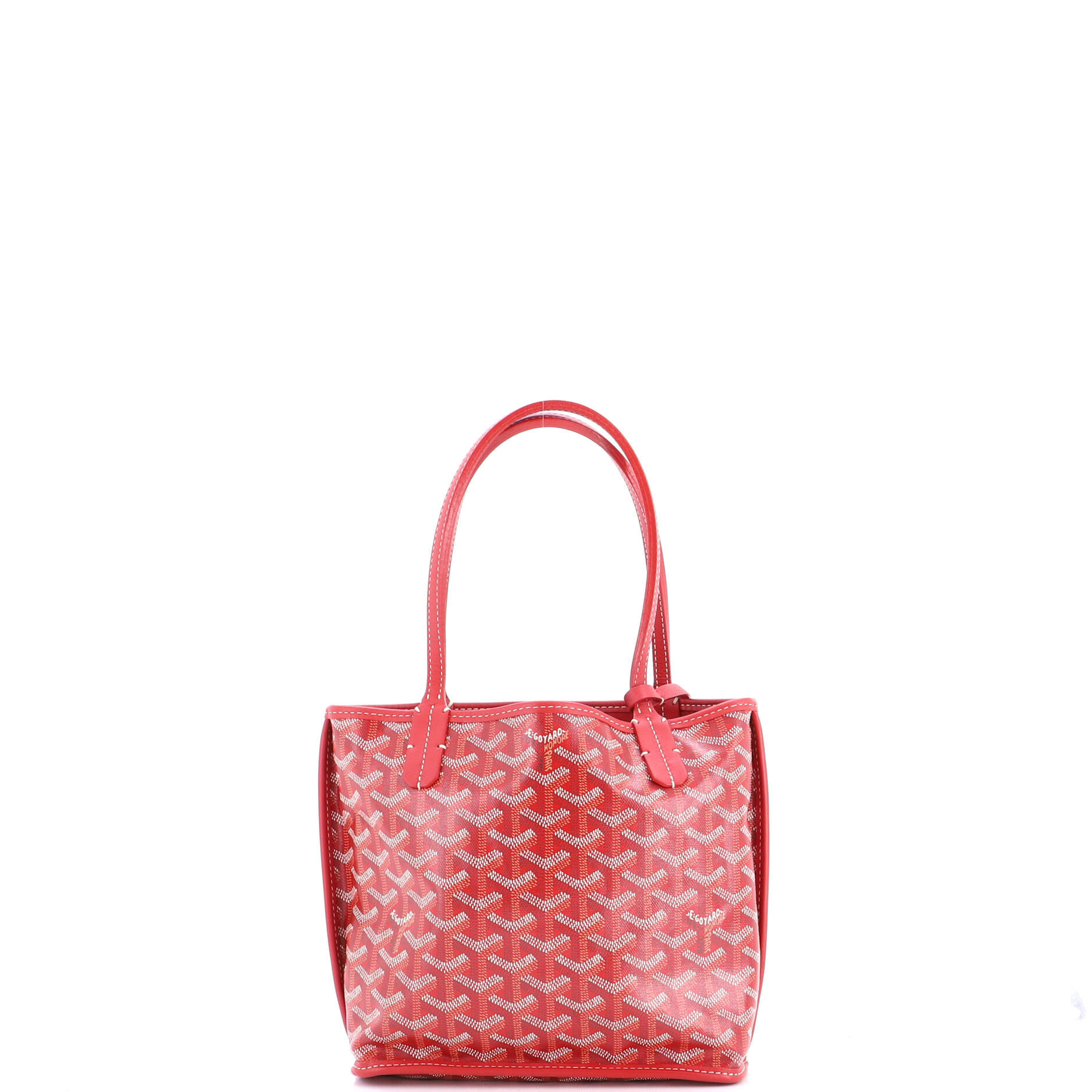 Anjou Reversible Tote Coated Canvas Mini