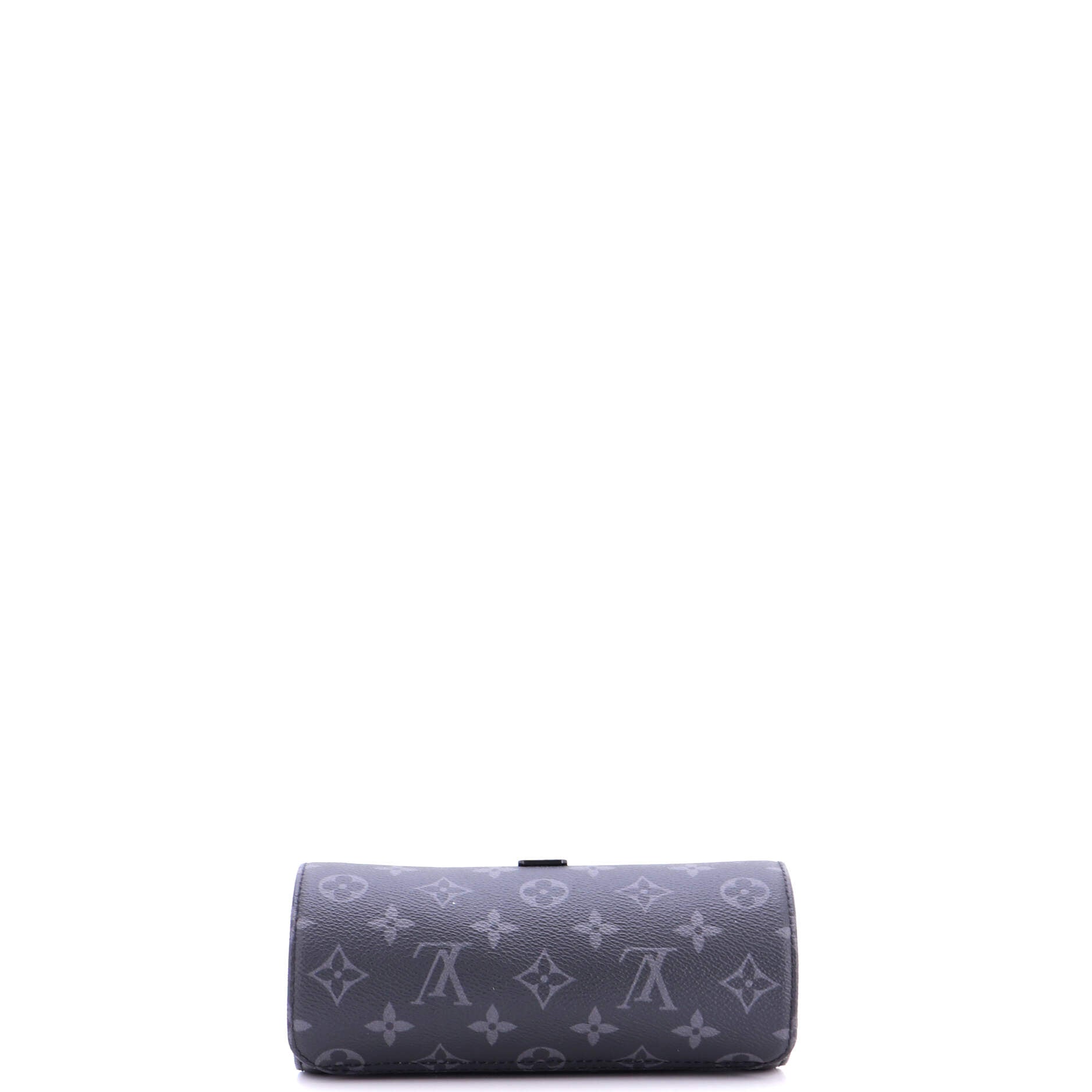 3 Watch Case Monogram Eclipse Canvas